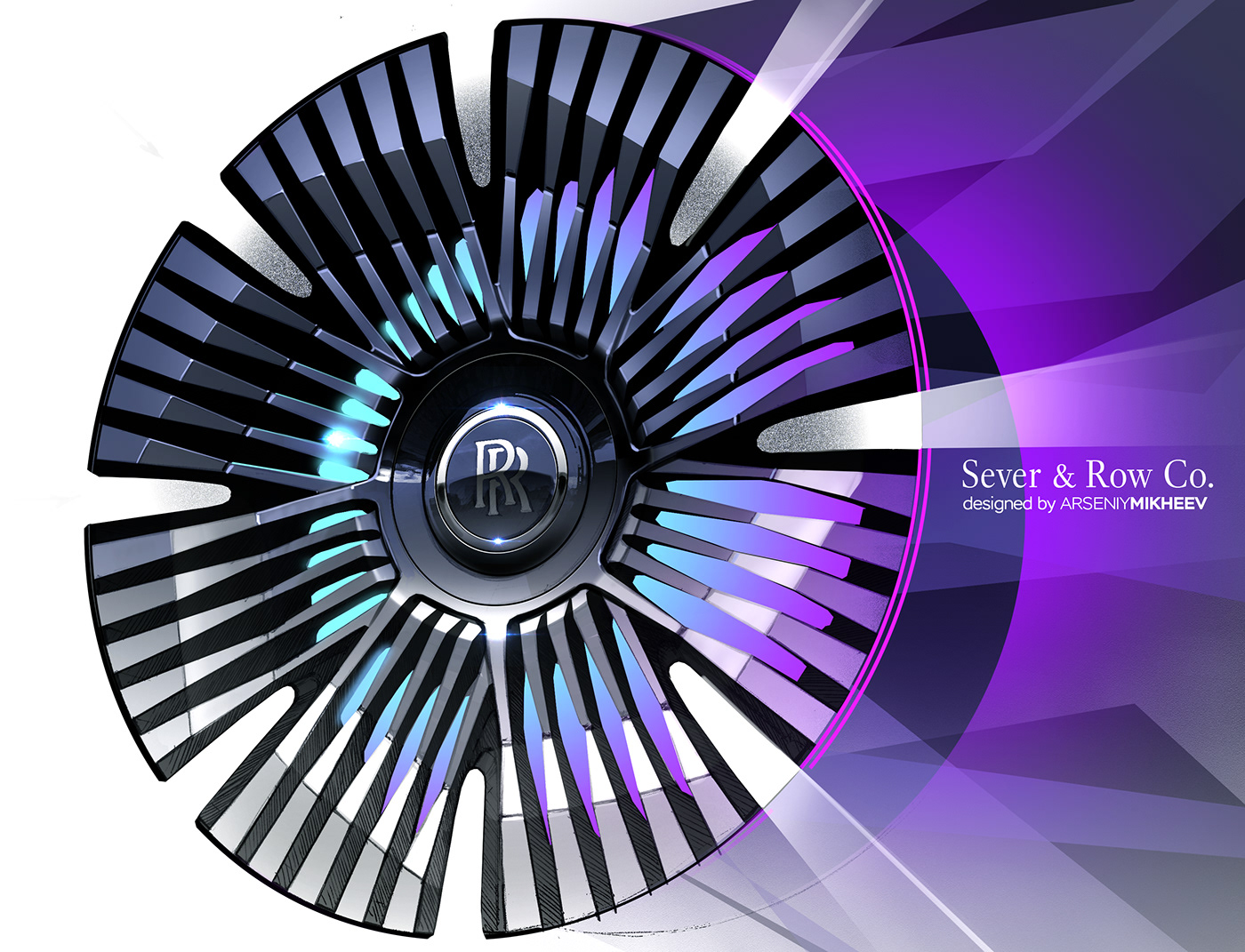 Rolls-Royce，hub，wheel，