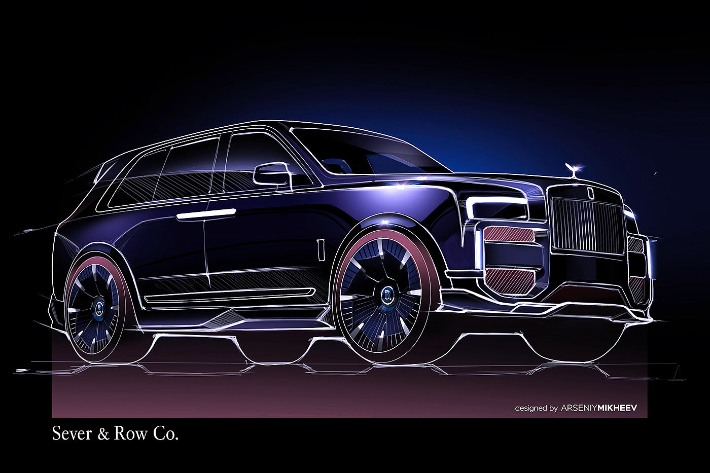 Rolls-Royce，hub，wheel，