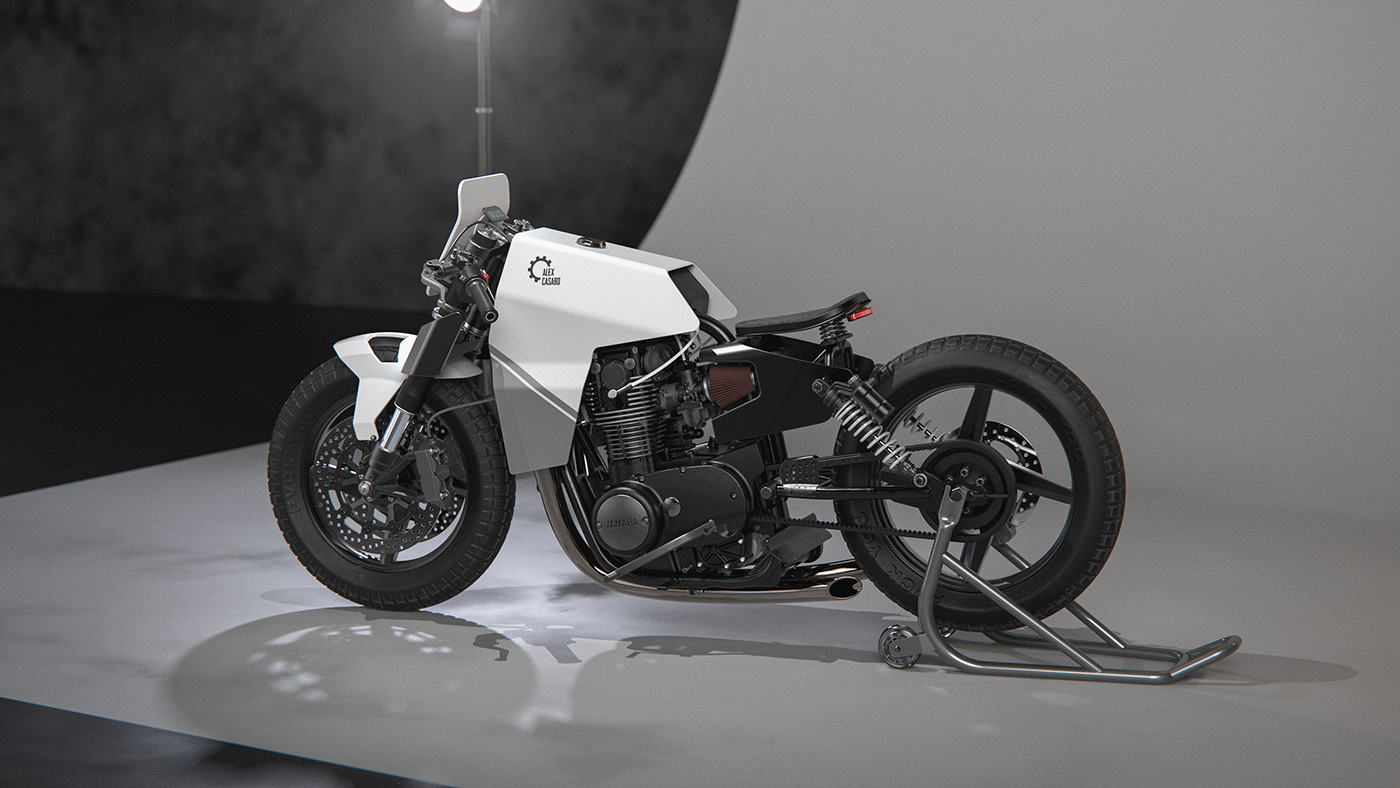 motorcycle，Yamaha，Vintage car，