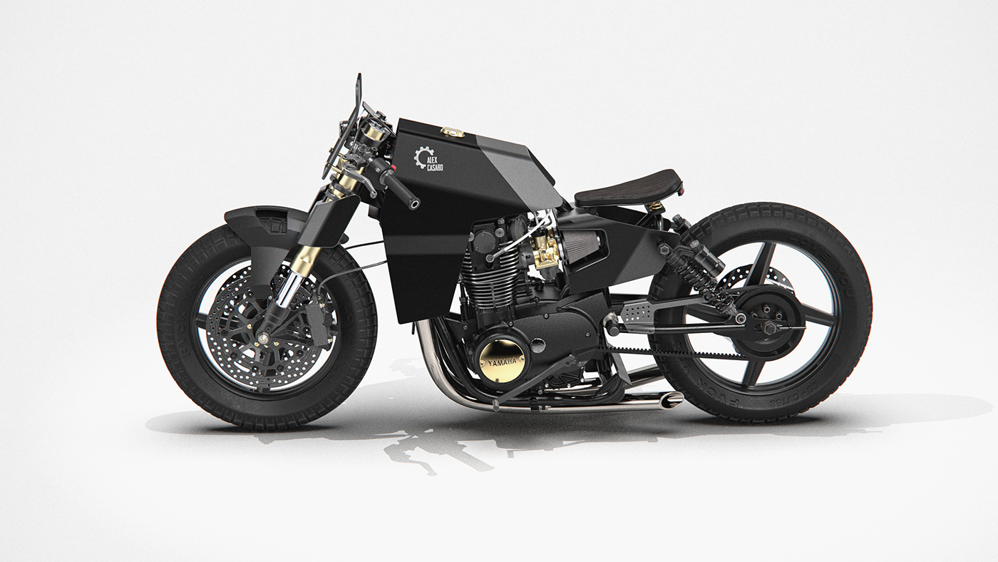 motorcycle，Yamaha，Vintage car，