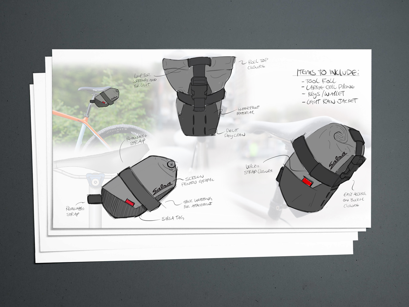 Bicycle，package，Saddle bag，