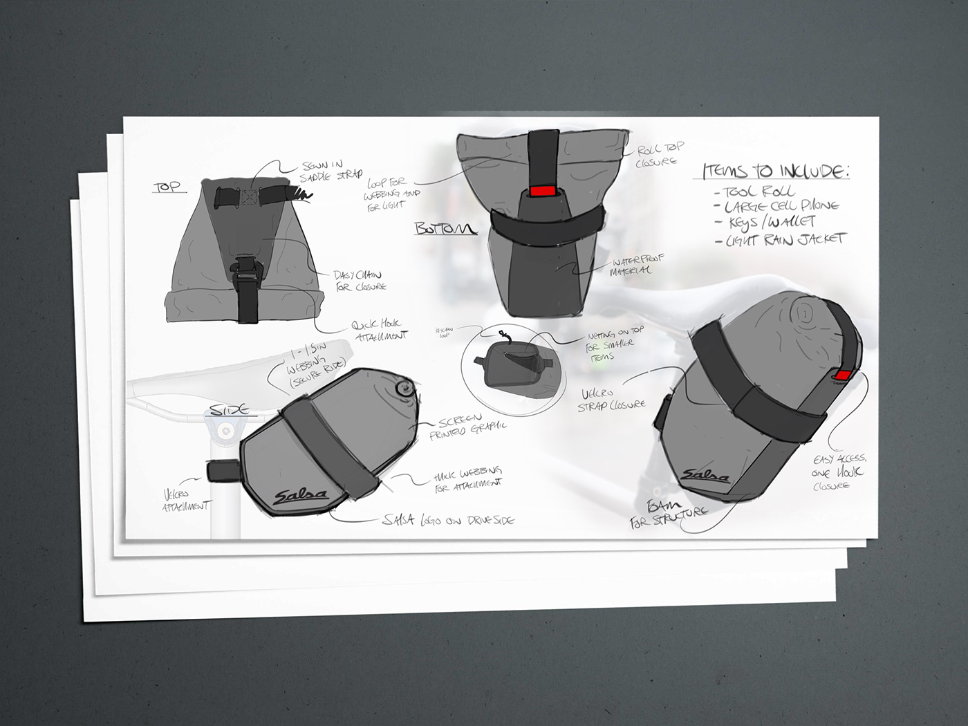 Bicycle，package，Saddle bag，