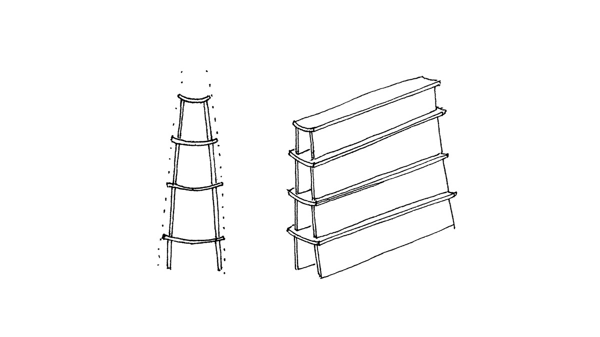 bookshelf，furniture，Aluminum steel plate，