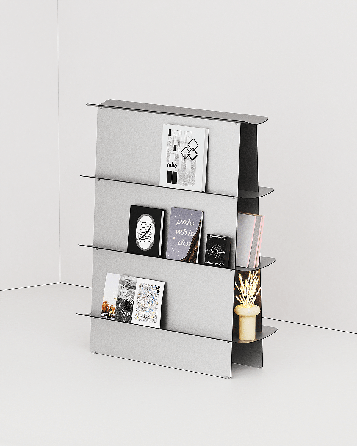 bookshelf，furniture，Aluminum steel plate，