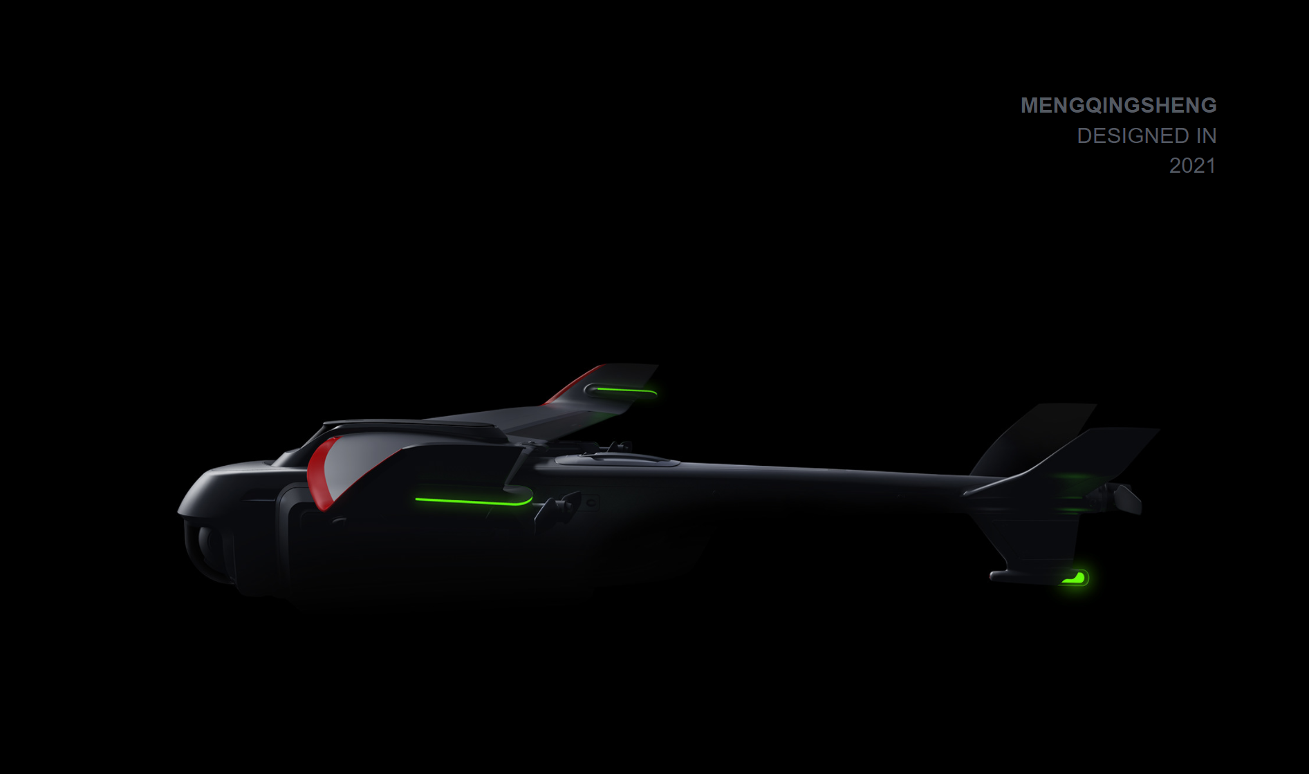 Industrial design of DJI Dajiang express products with sense of automation technology，