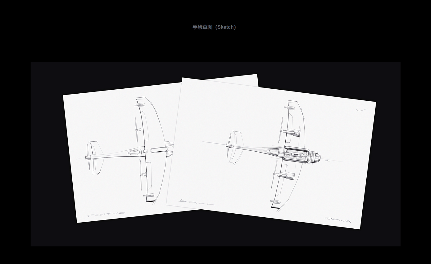 Industrial design of DJI Dajiang express products with sense of automation technology，