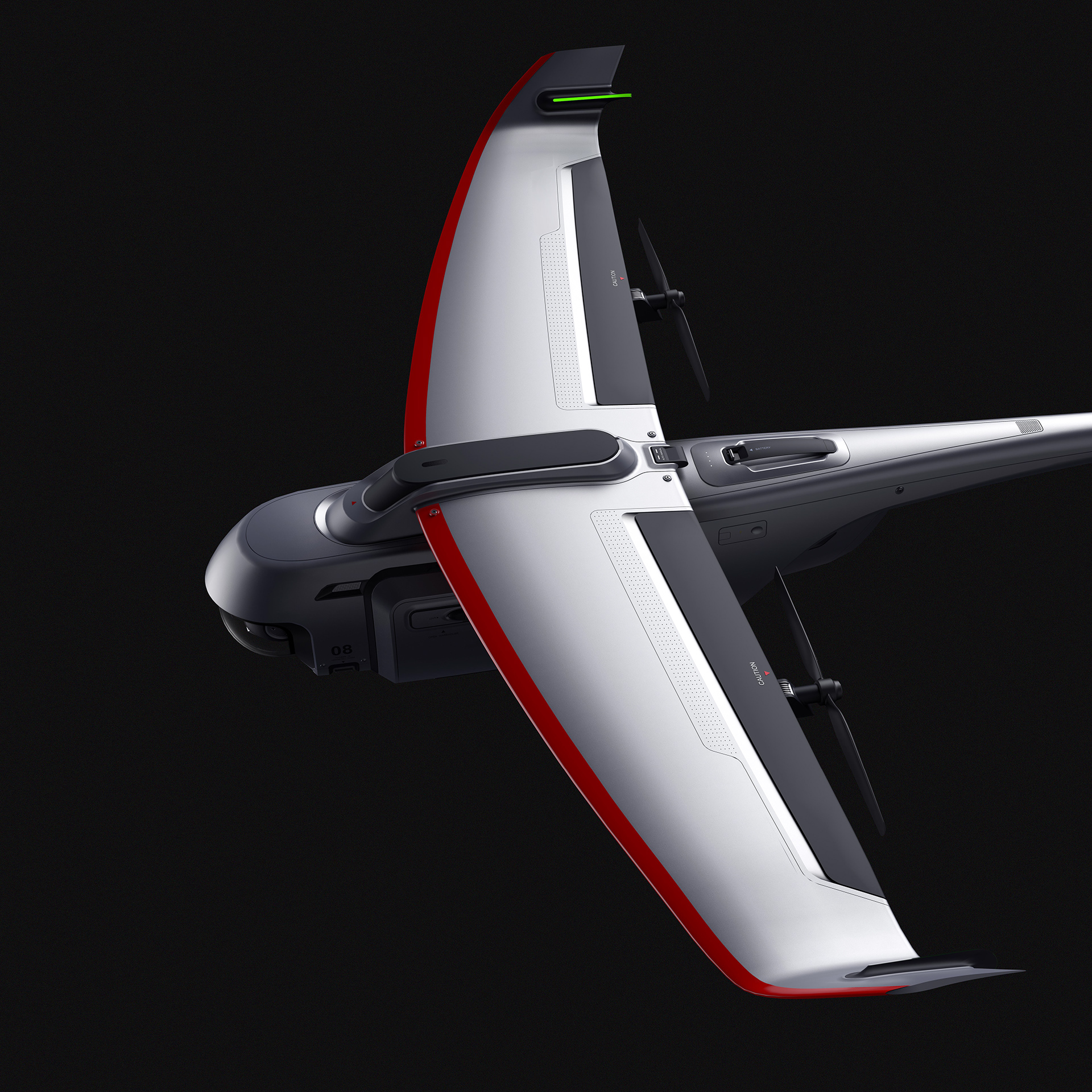 Industrial design of DJI Dajiang express products with sense of automation technology，