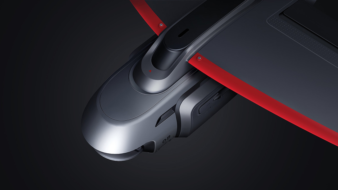 Industrial design of DJI Dajiang express products with sense of automation technology，