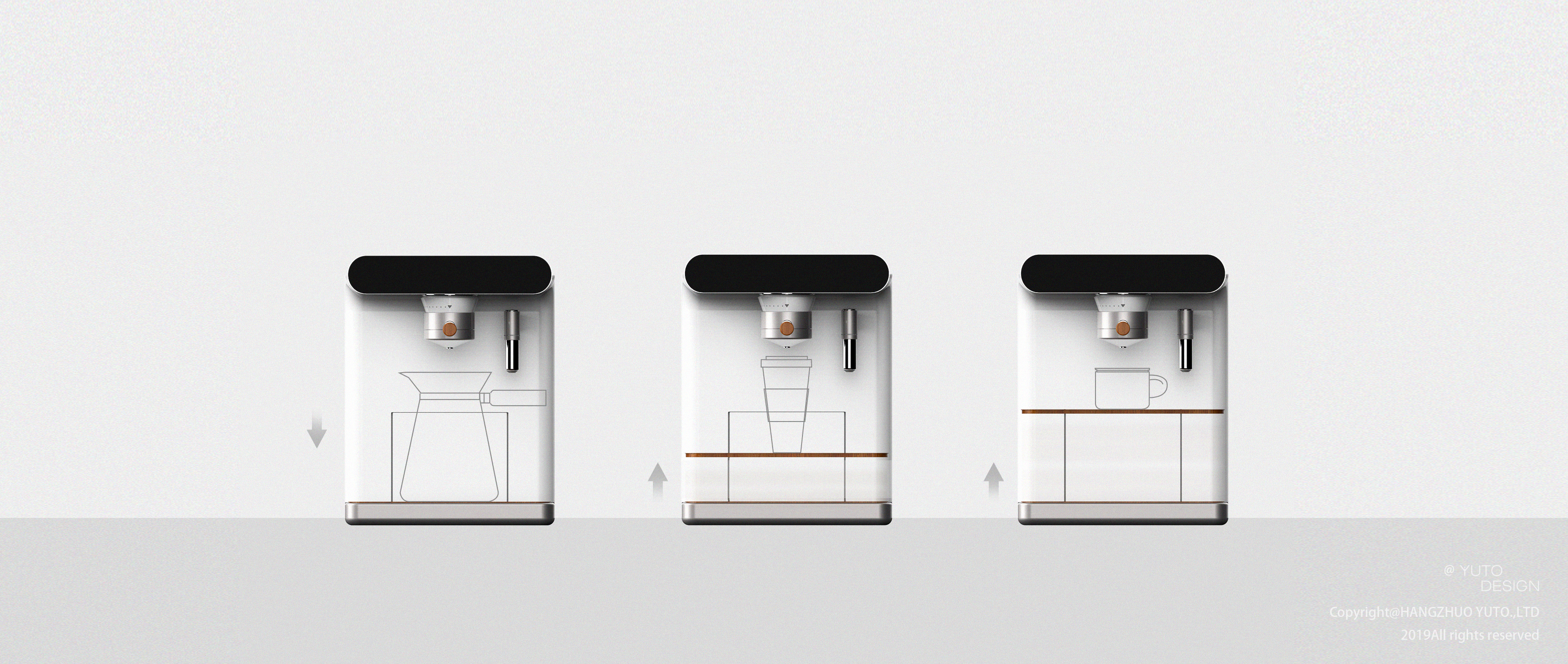 product design，industrial design，Appearance design，Coffee machine，Water dispenser，Household appliances，3c，