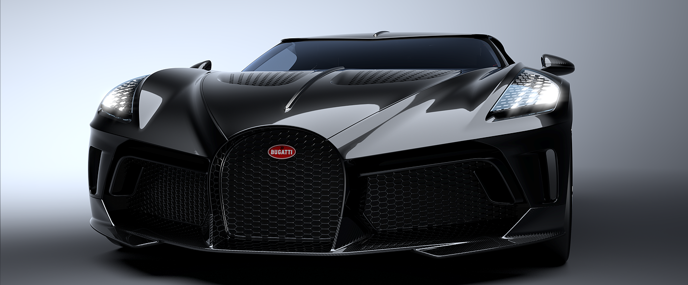 Bugatti_la_voiture_n，Bugatti，Render，vred，