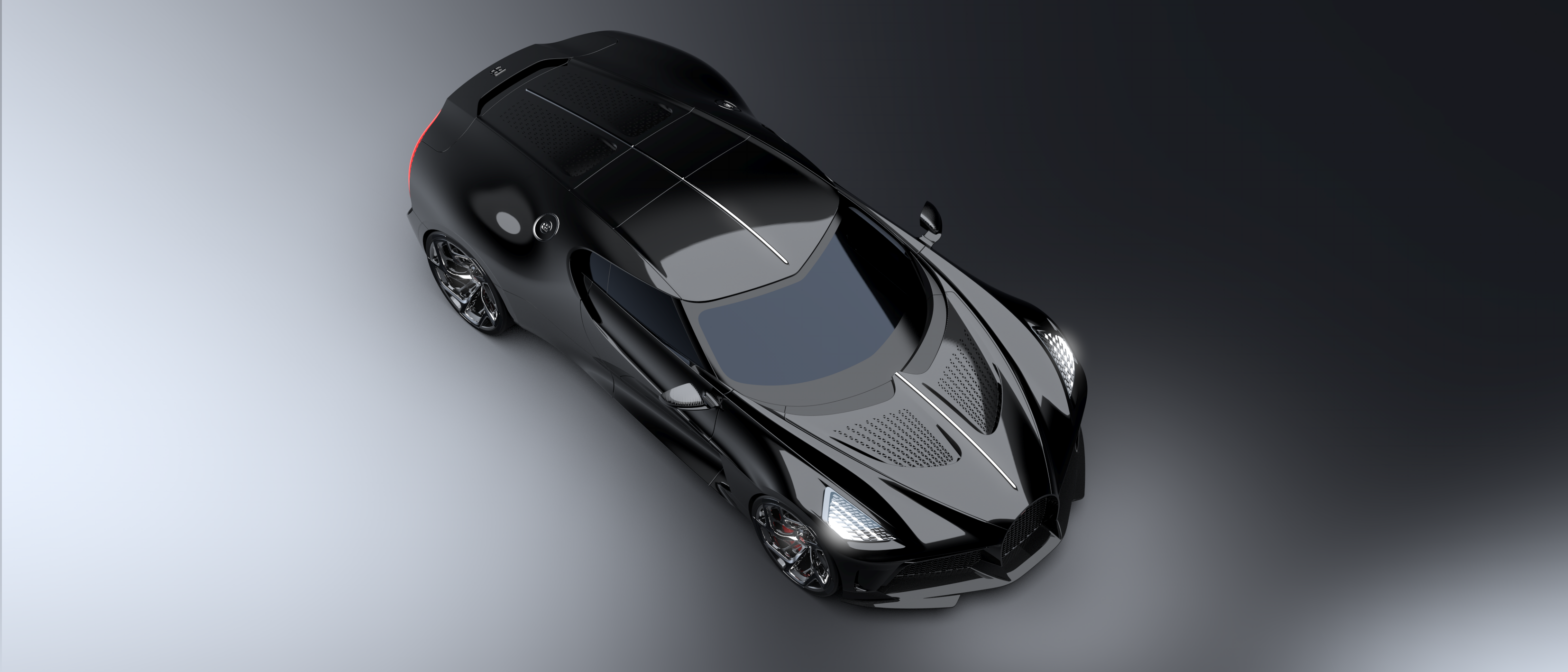 Bugatti_la_voiture_n，Bugatti，Render，vred，