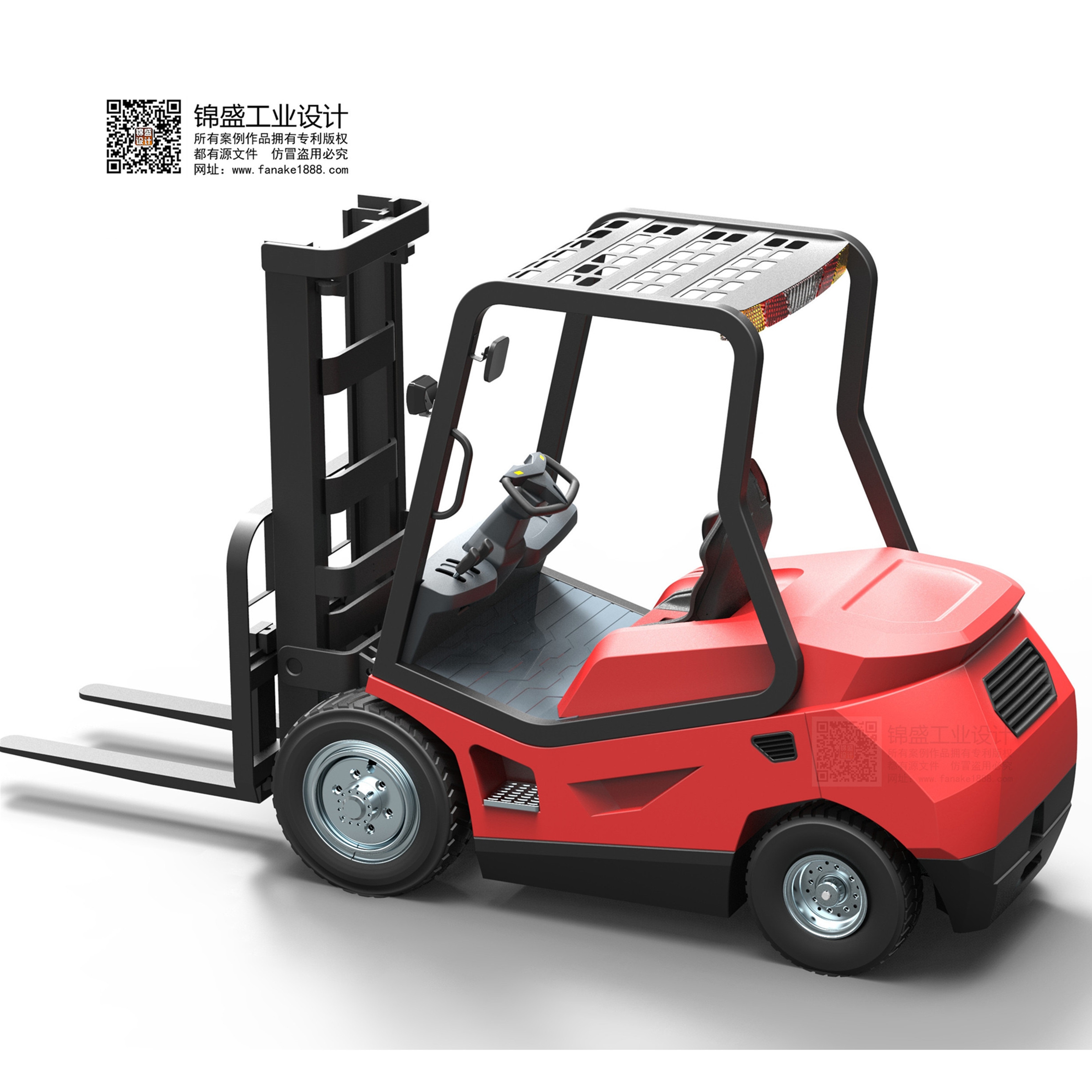 Forklift design, engineering vehicle design，Design of electric forklift，