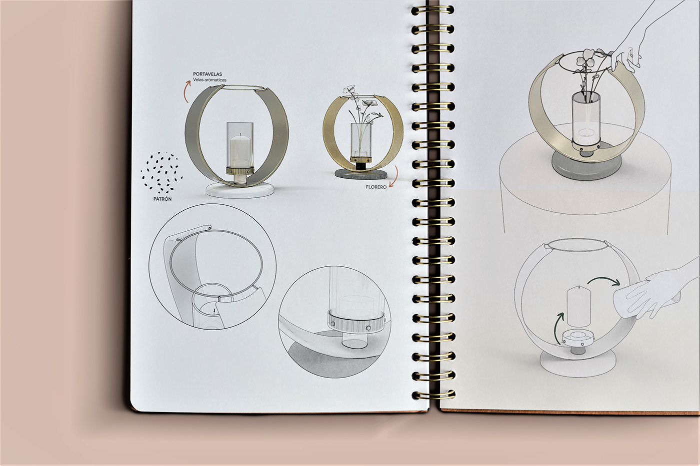 Candlestick，vase，Ornaments，Aromatherapy，