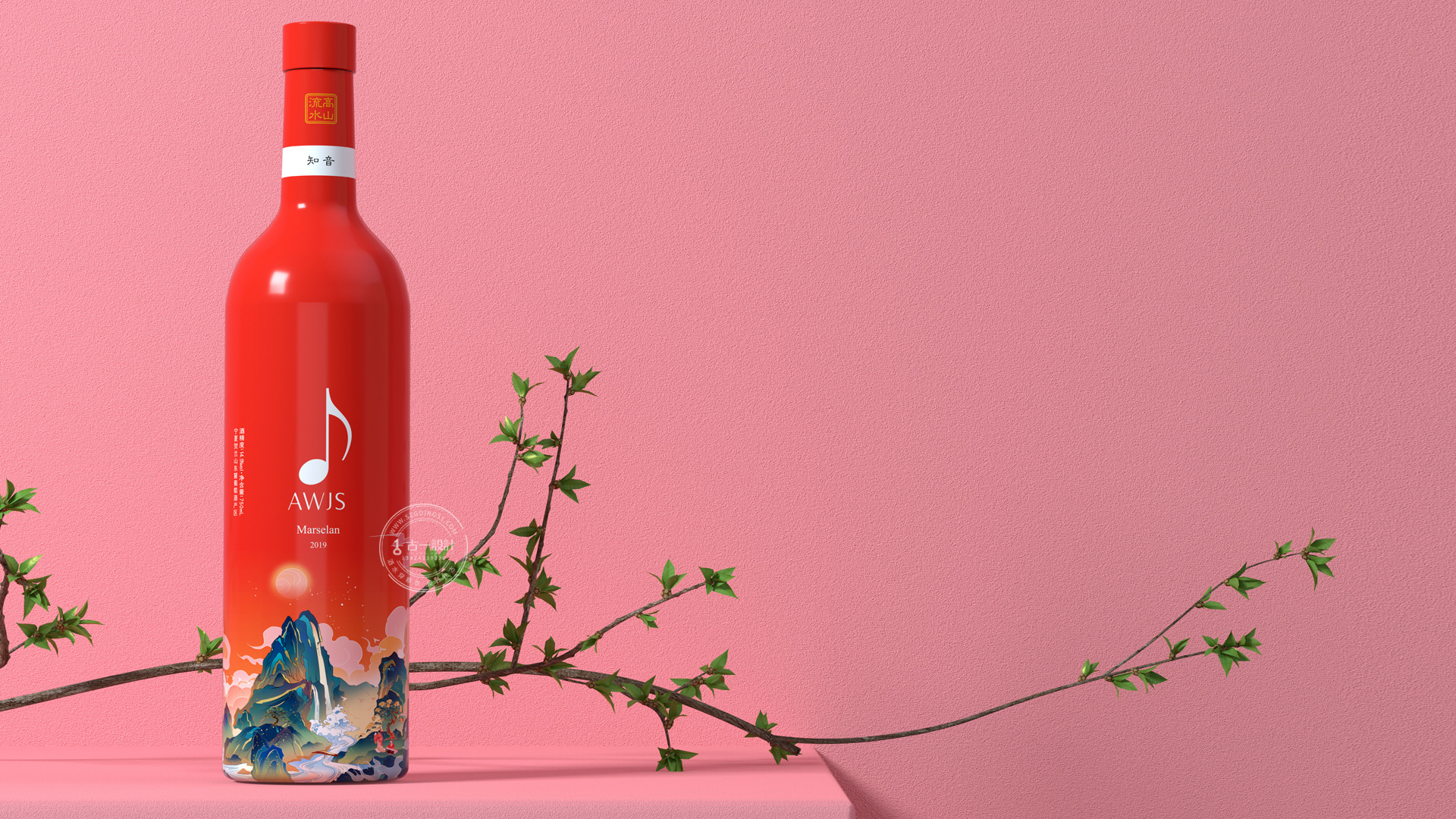 Red wine packaging design，Gu Yi design，Red wine design company，