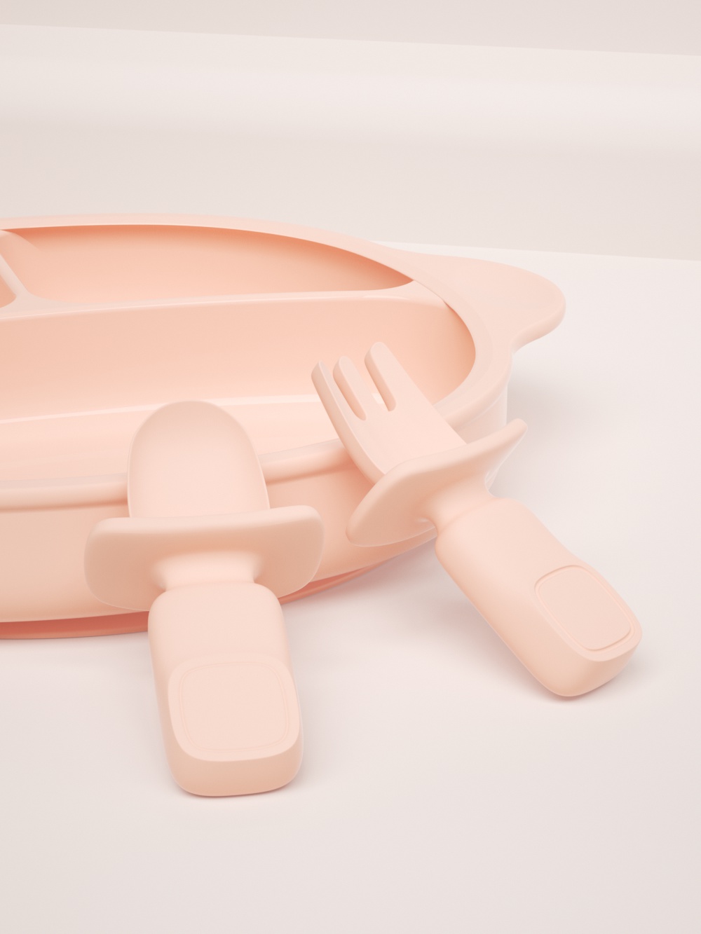 Silicone spoon fork，