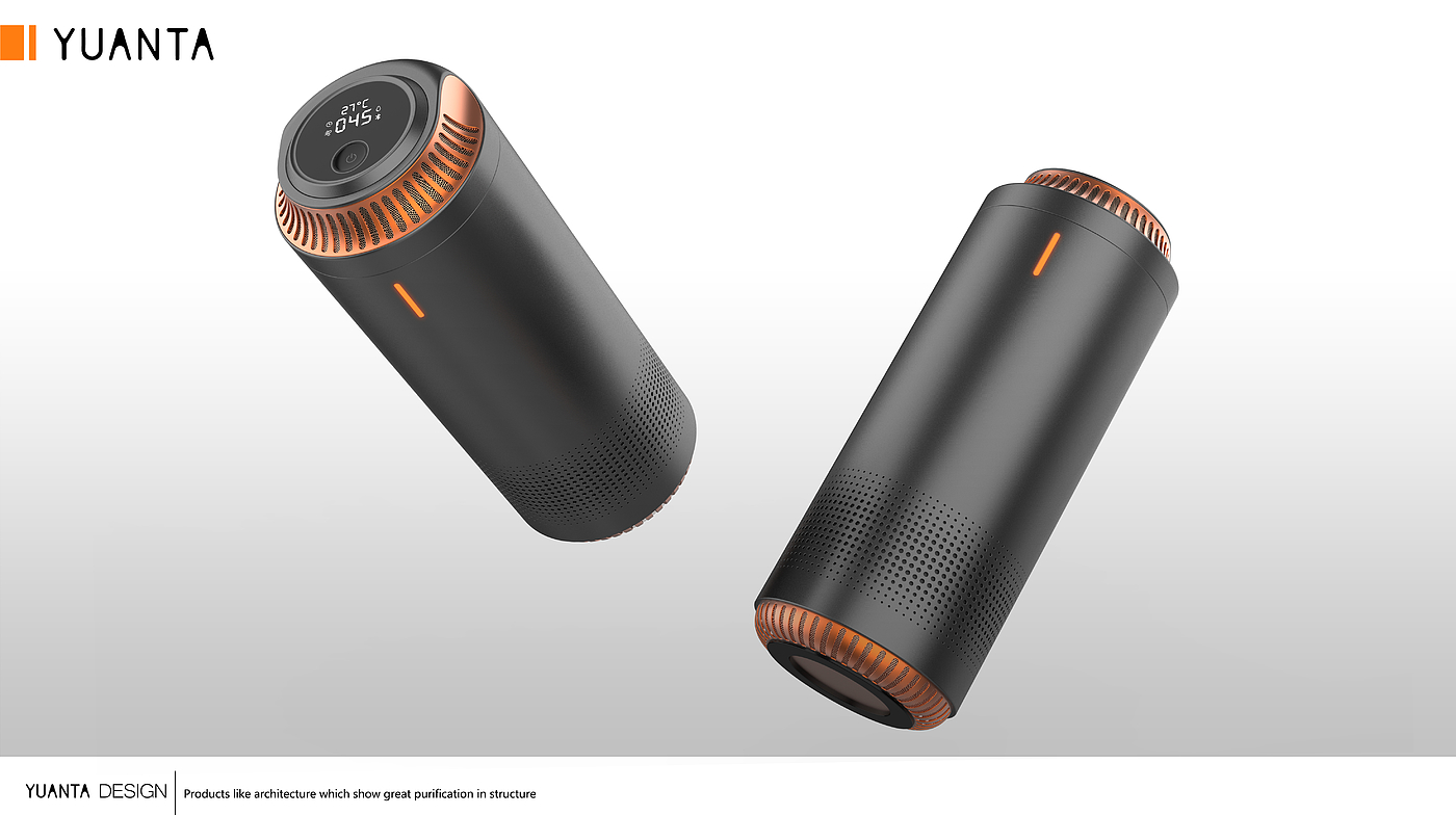 air cleaner，Design，Round tower，concept，