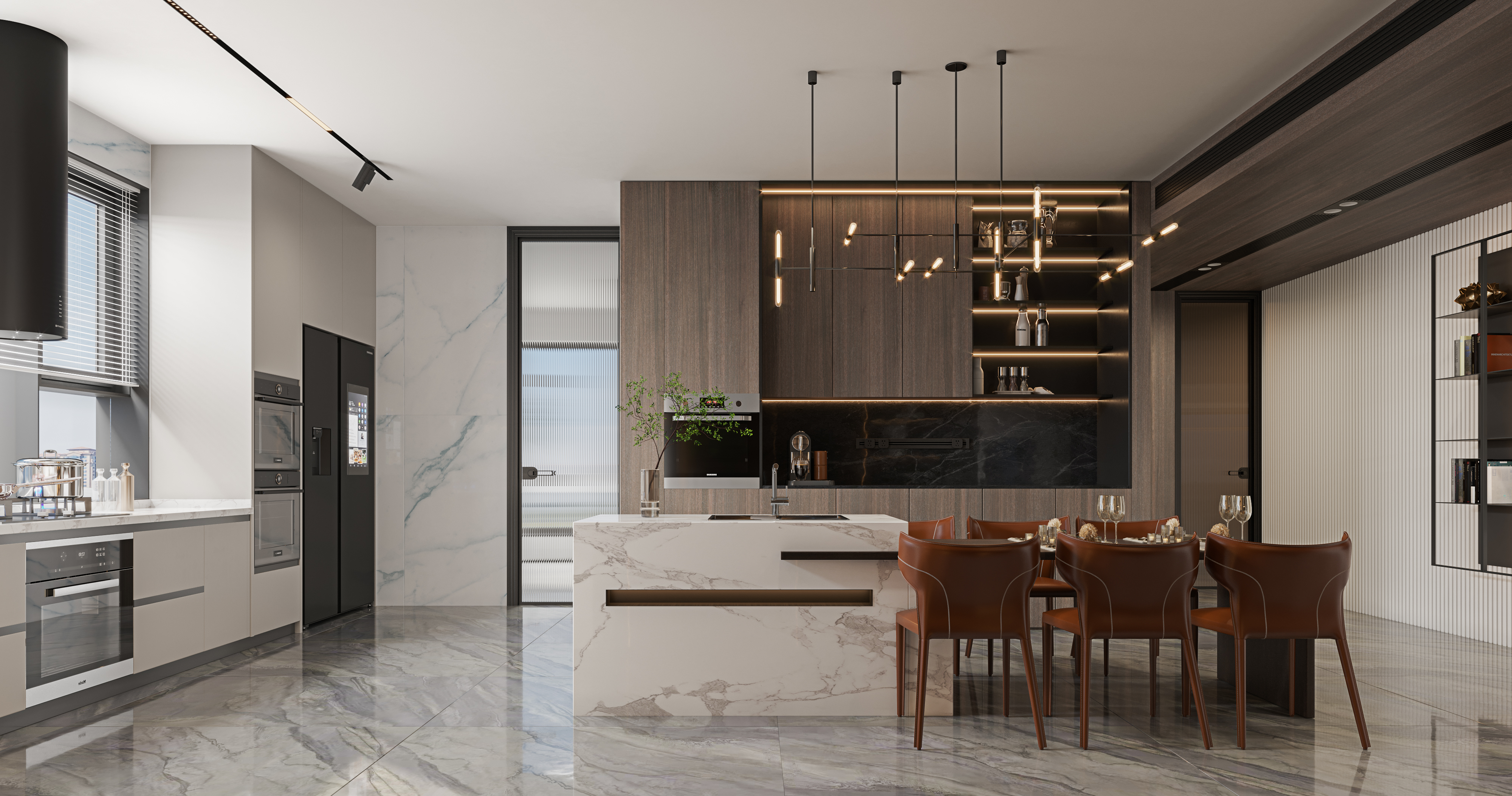 Modern flat floor，