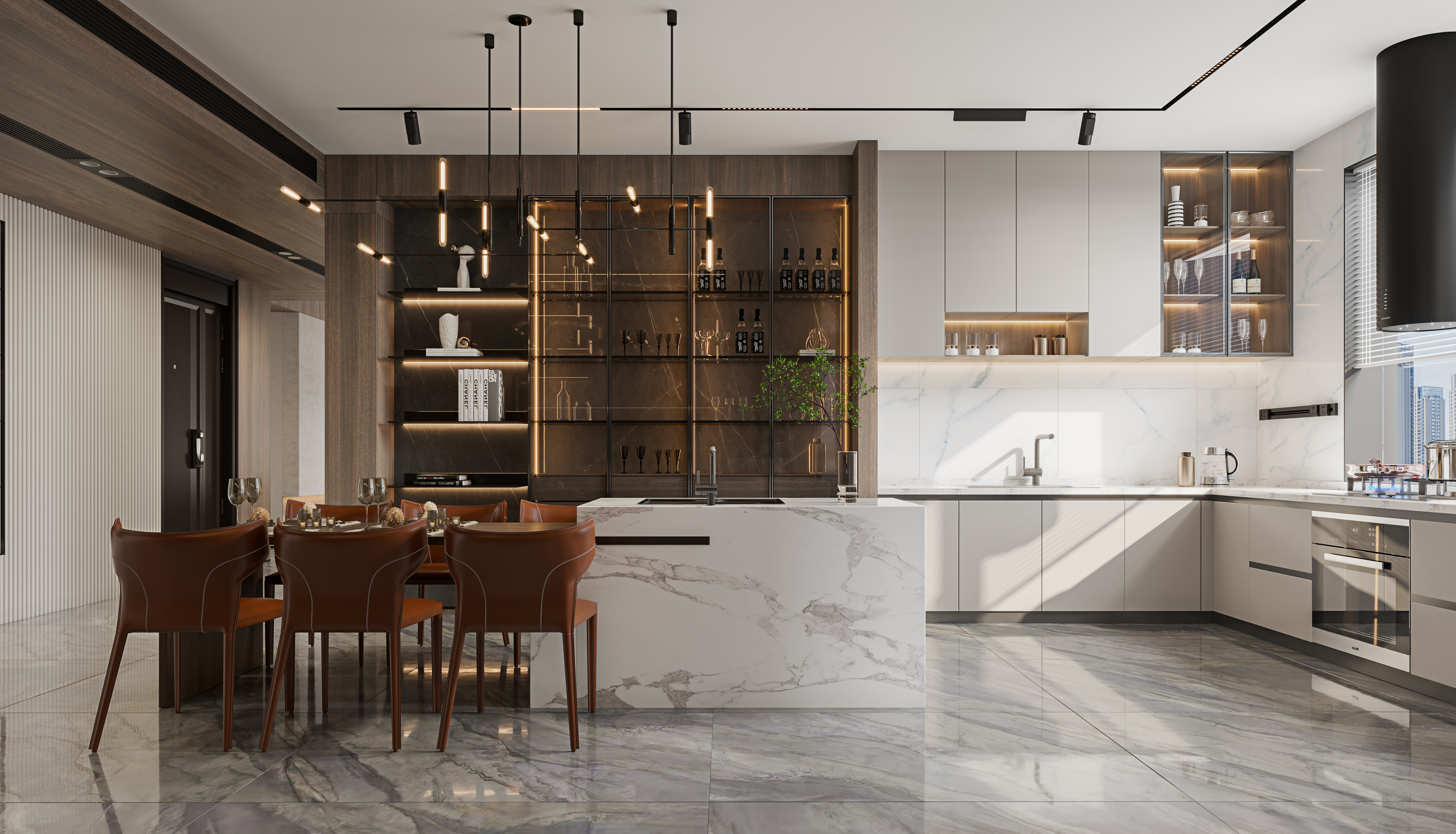 Modern flat floor，