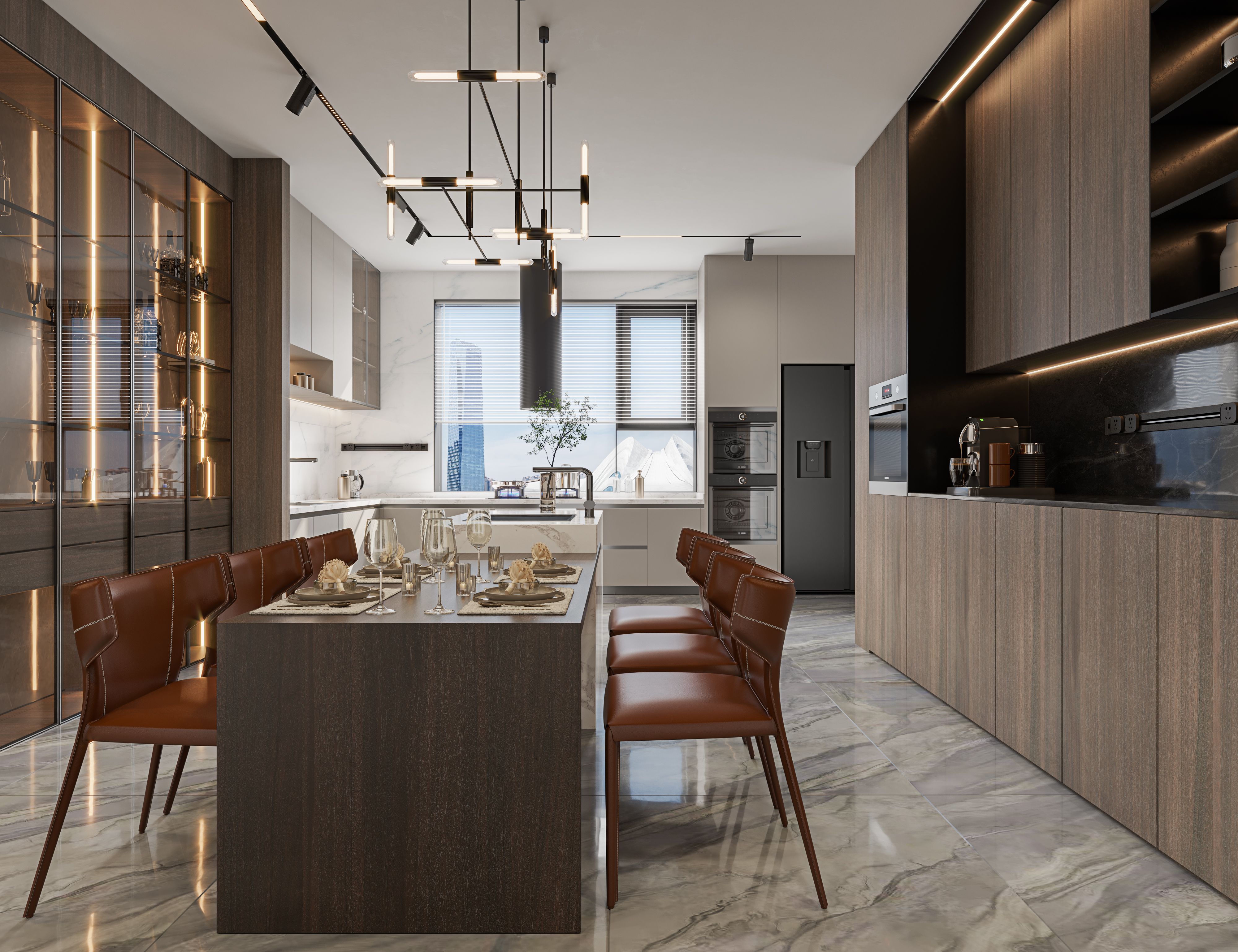 Modern flat floor，