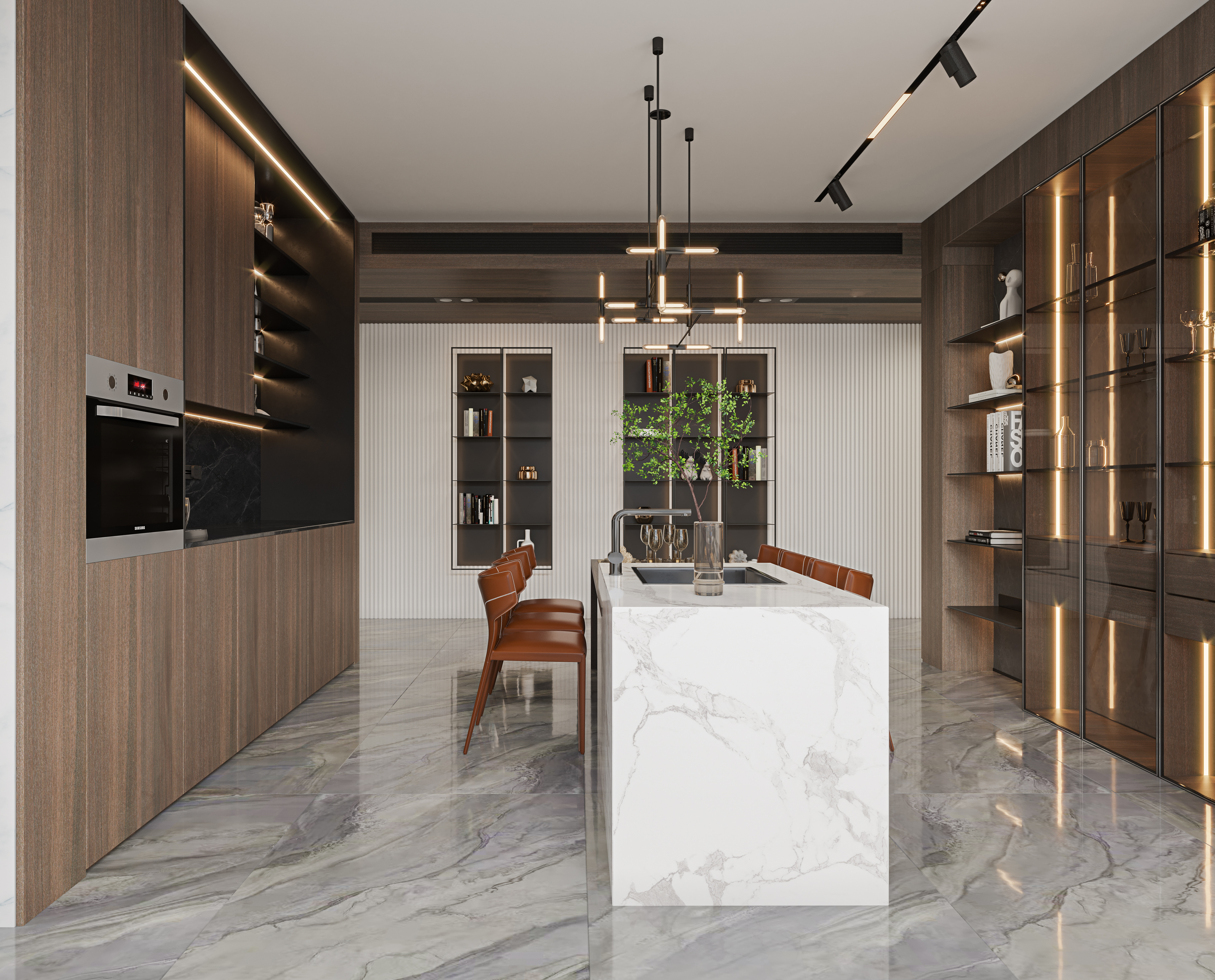 Modern flat floor，