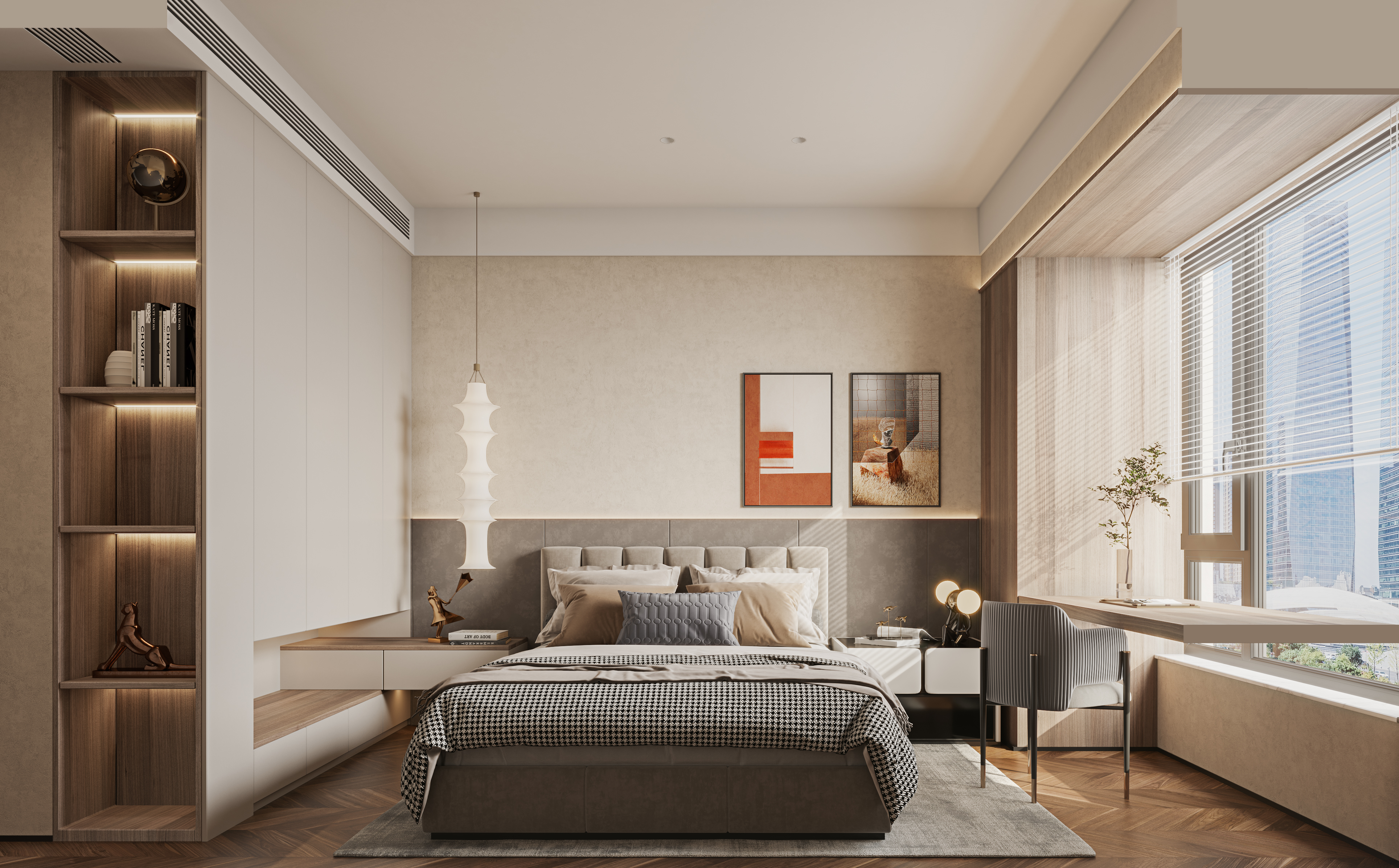 Modern flat floor，