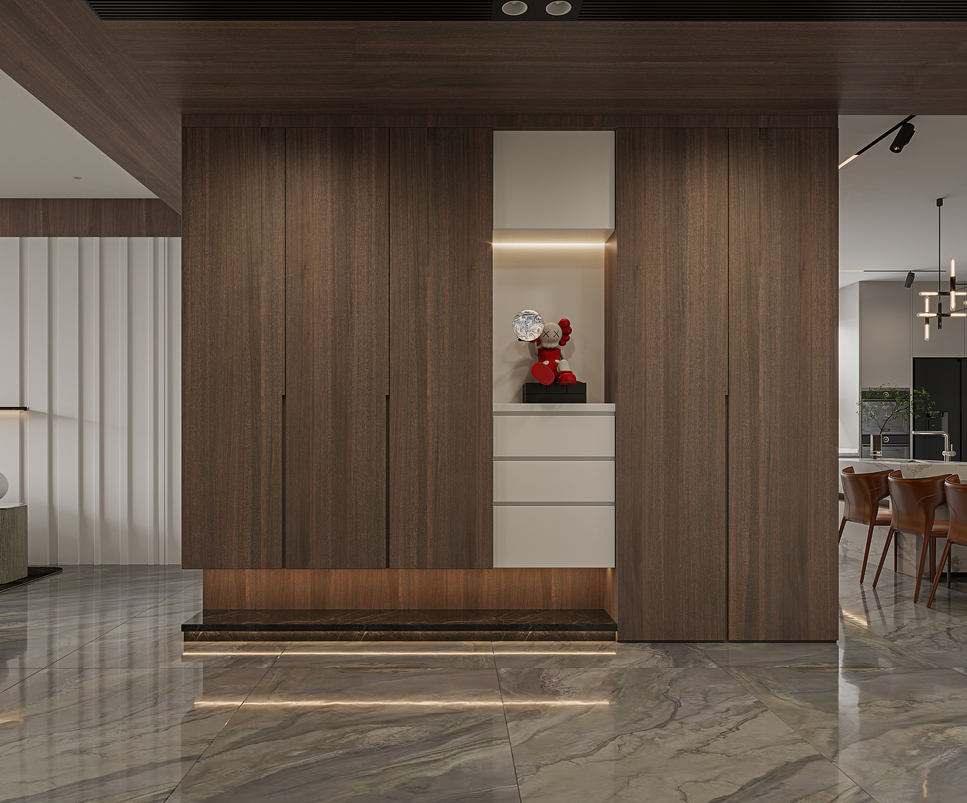 Modern flat floor，