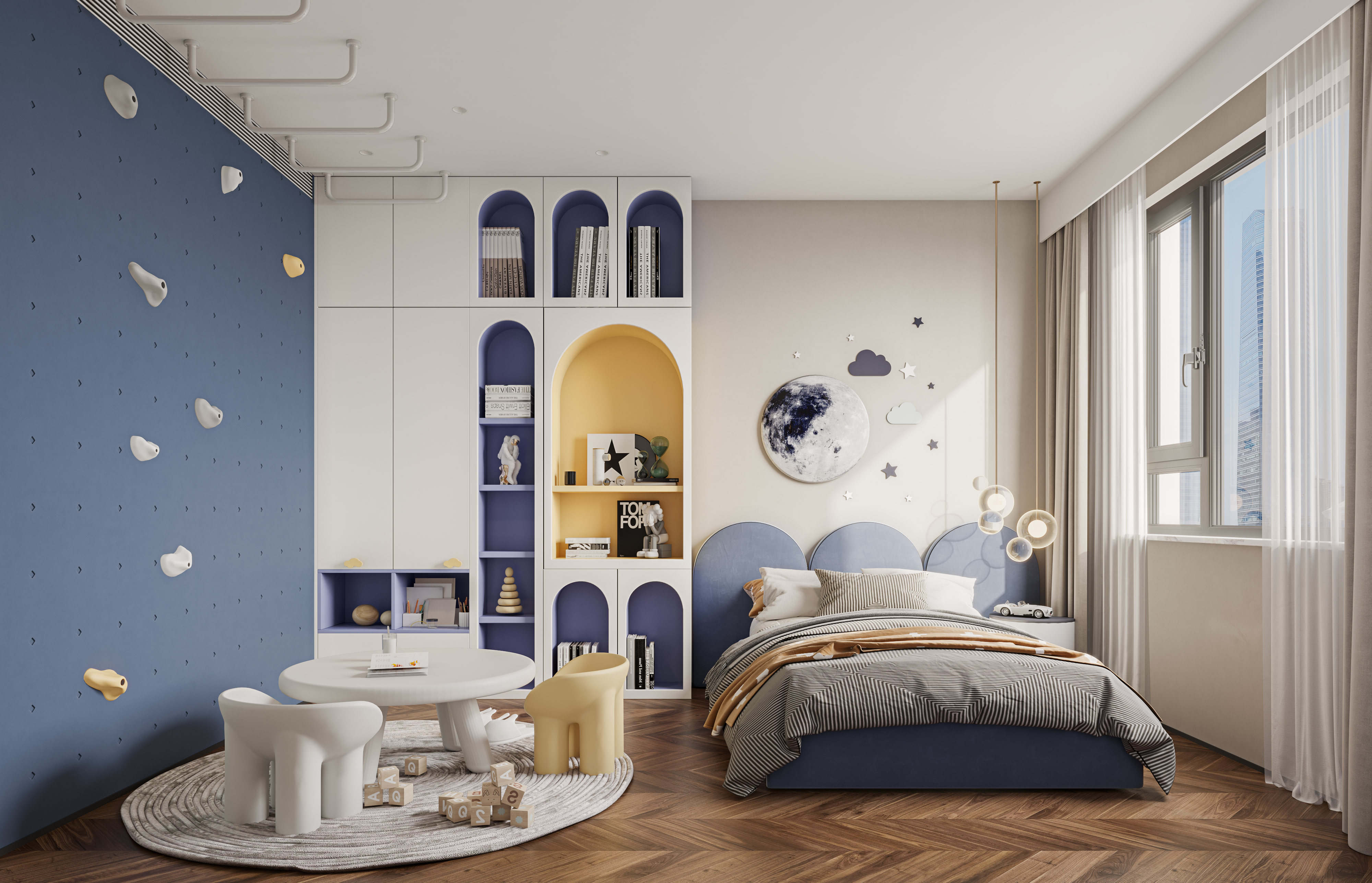 Modern flat floor，