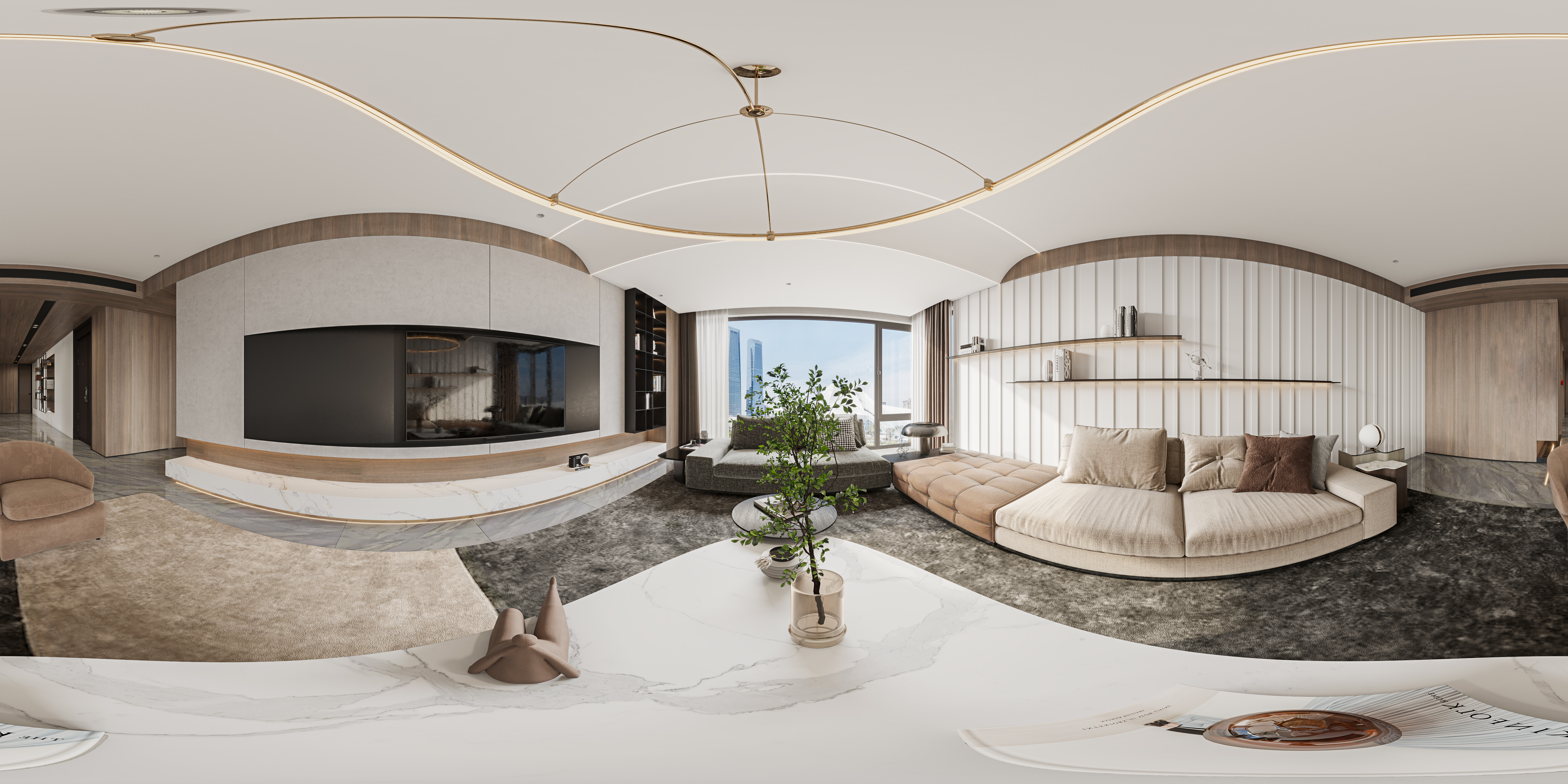 Modern flat floor，