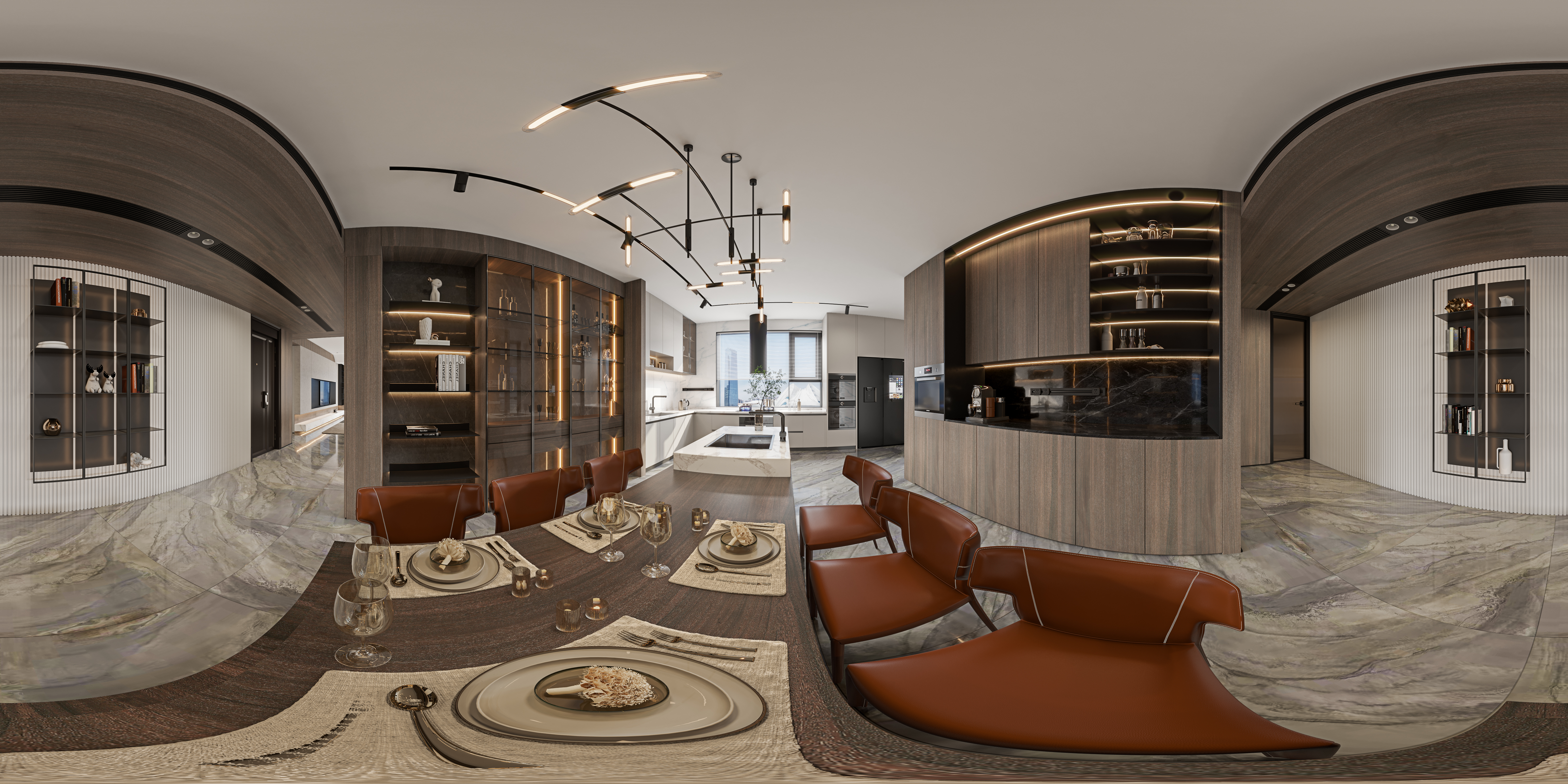 Modern flat floor，