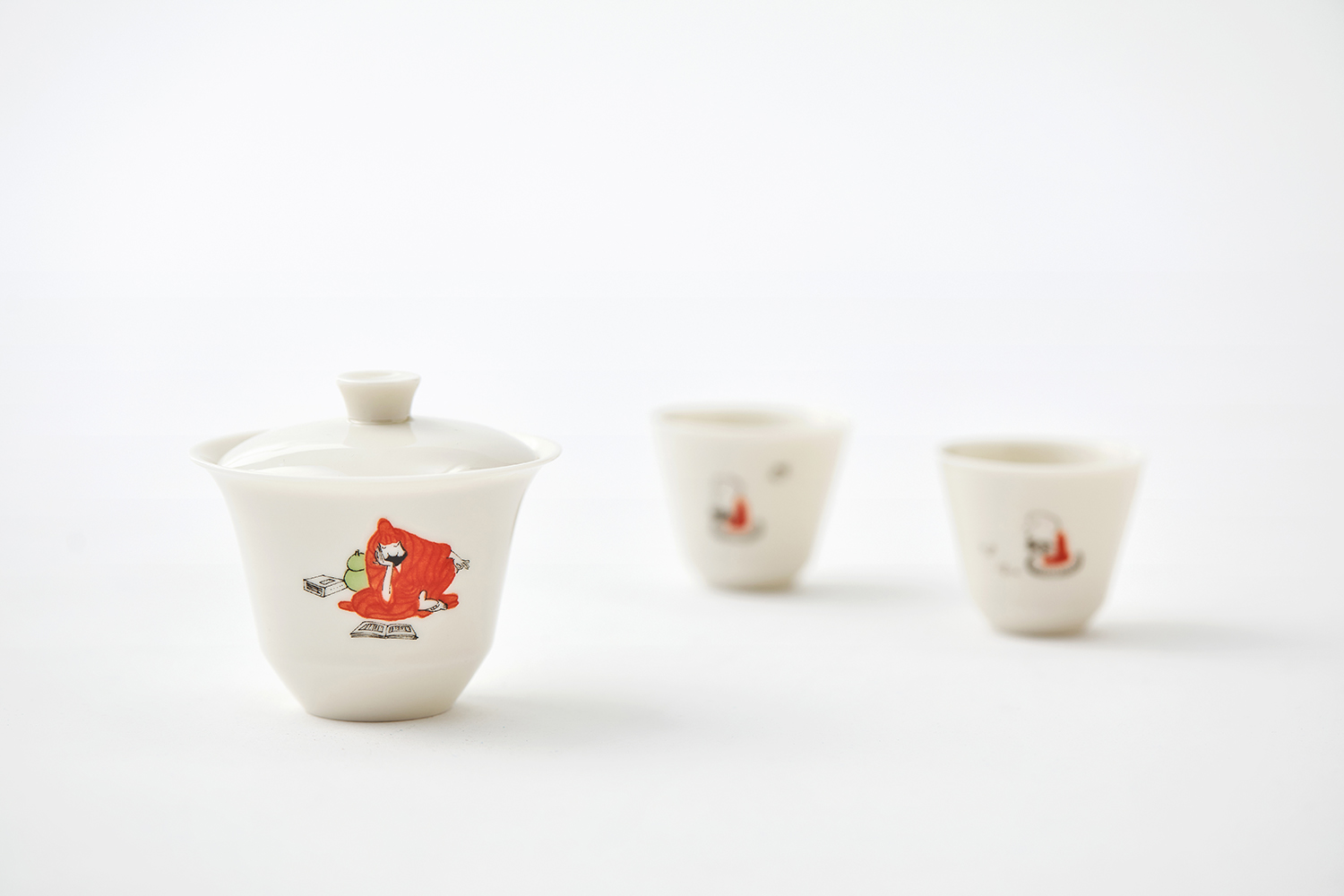 Cai Zhizhong，Tea gift box，Comic co branding，Why don't you have tea，