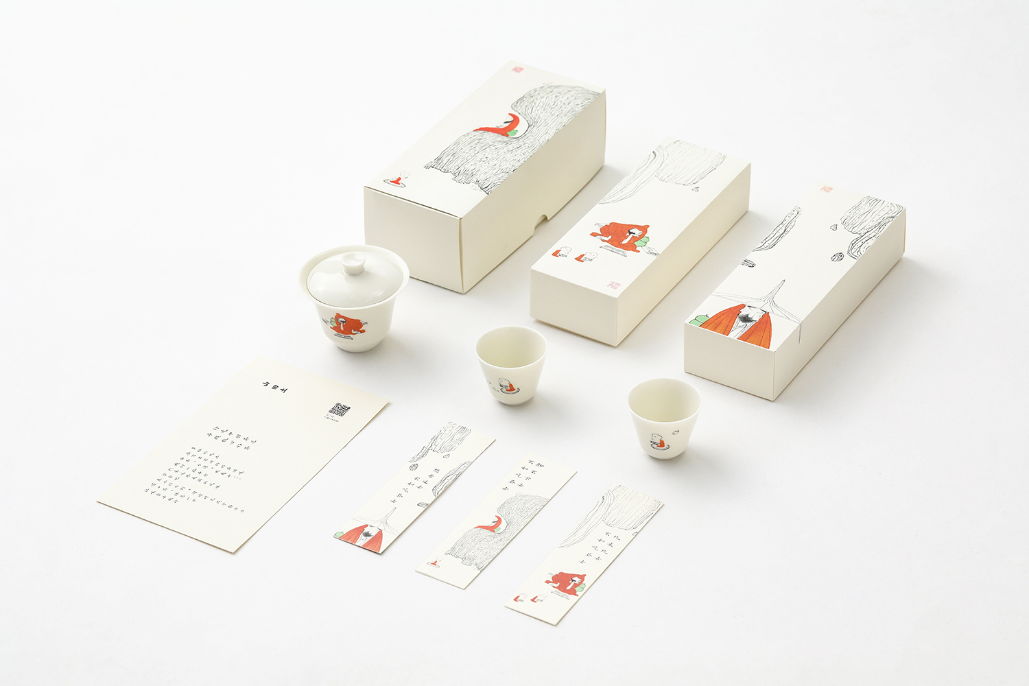 Cai Zhizhong，Tea gift box，Comic co branding，Why don't you have tea，