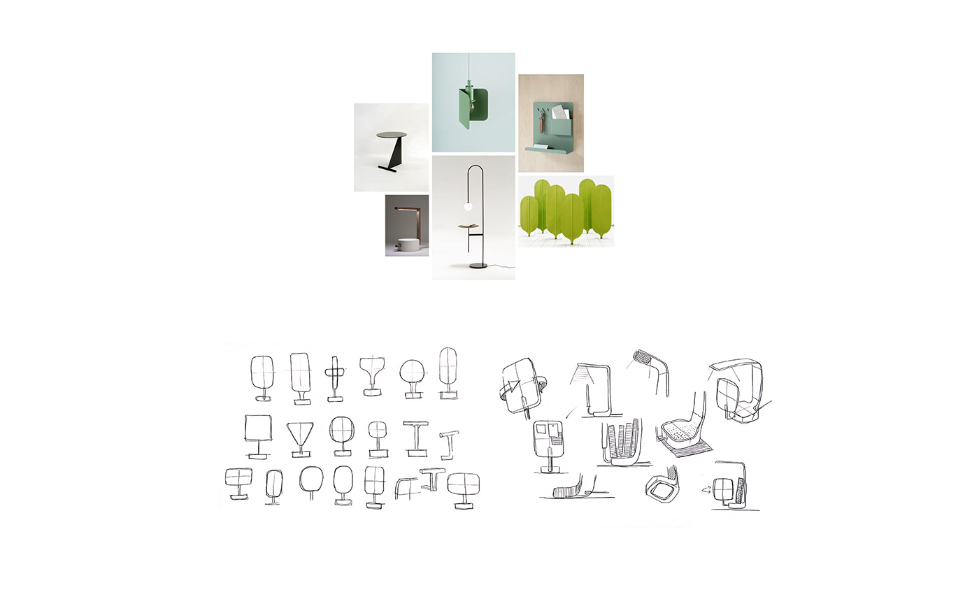 Desk lamp，product design，Render，conceptual design，