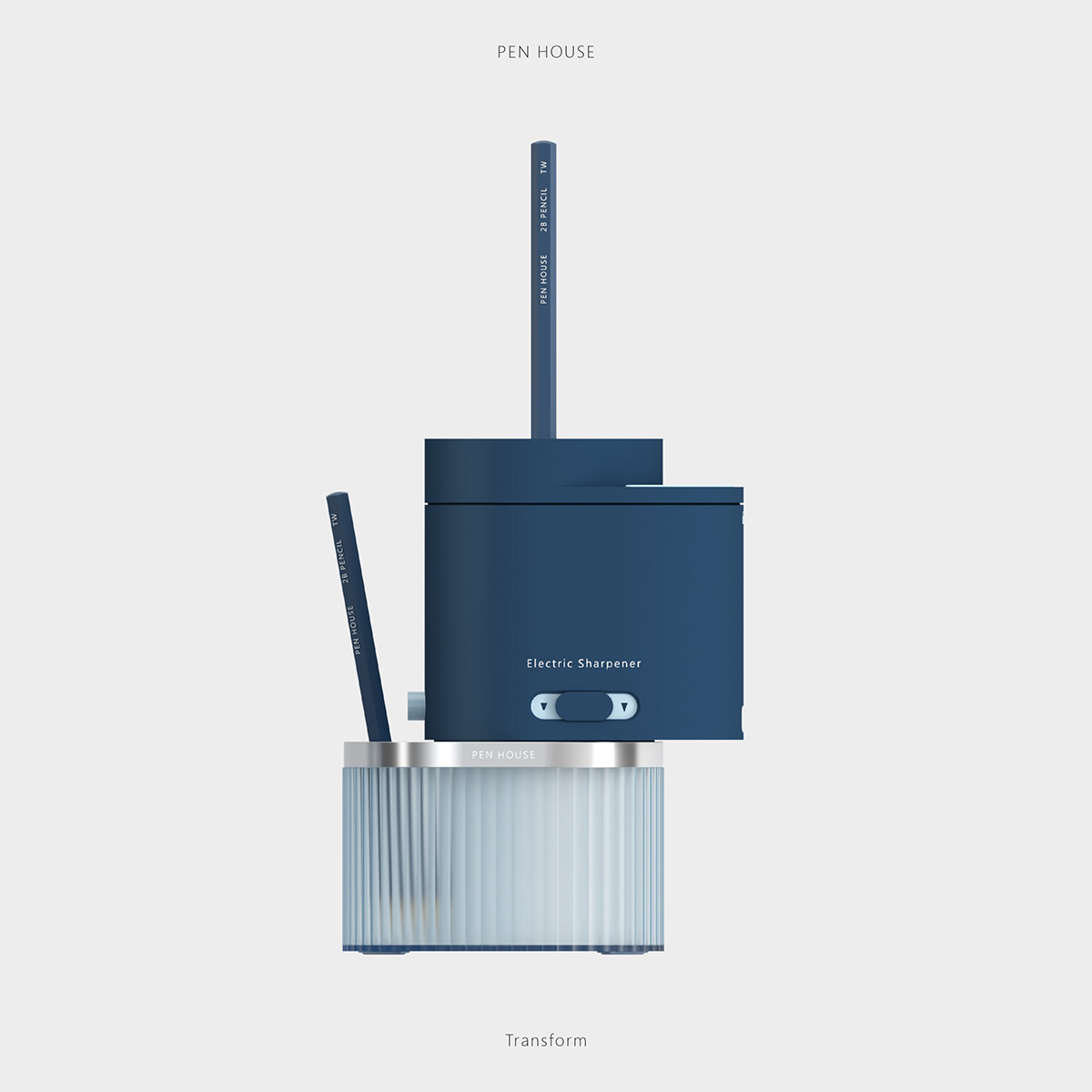 conceptual design，product design，Electric sharpener，Stationery，