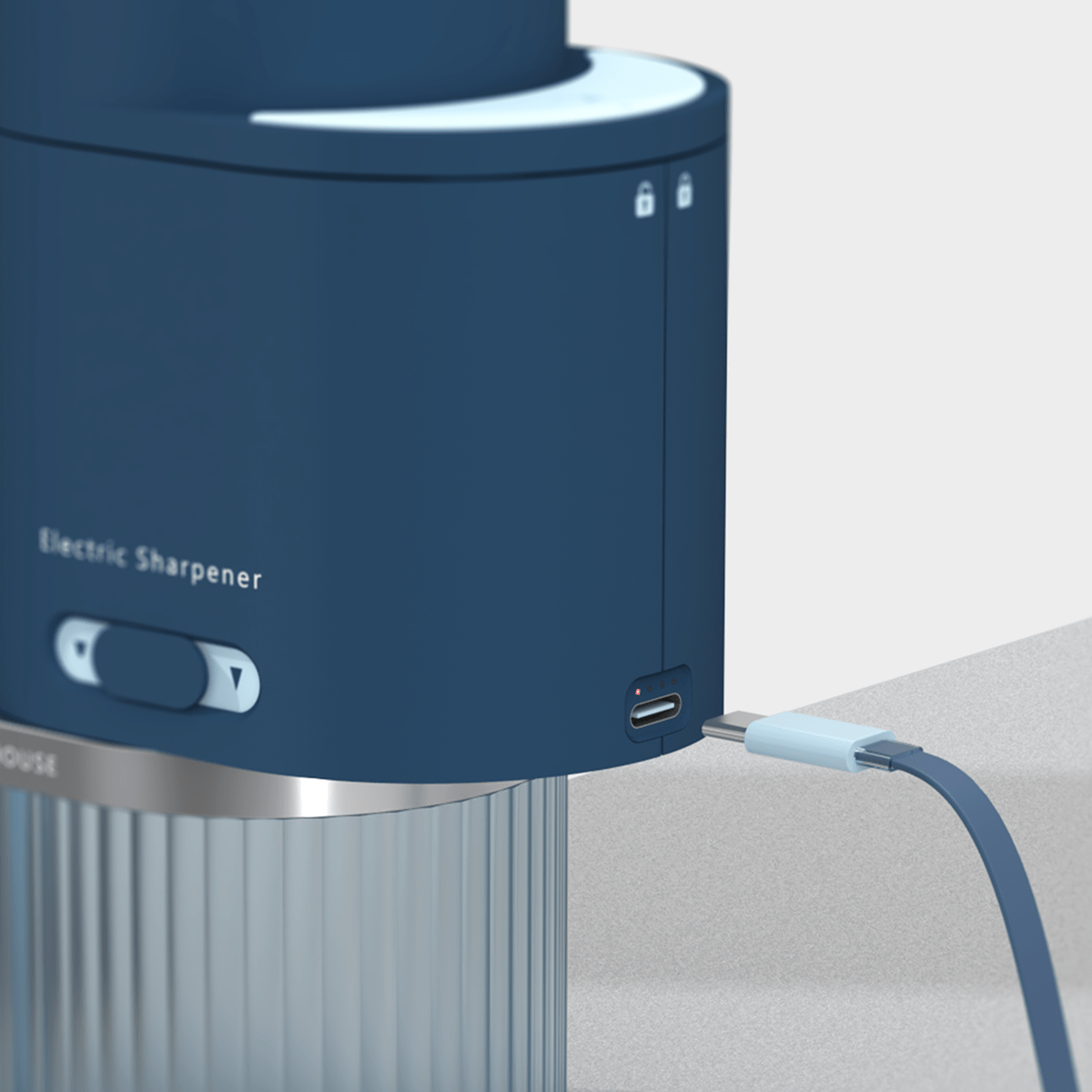 conceptual design，product design，Electric sharpener，Stationery，