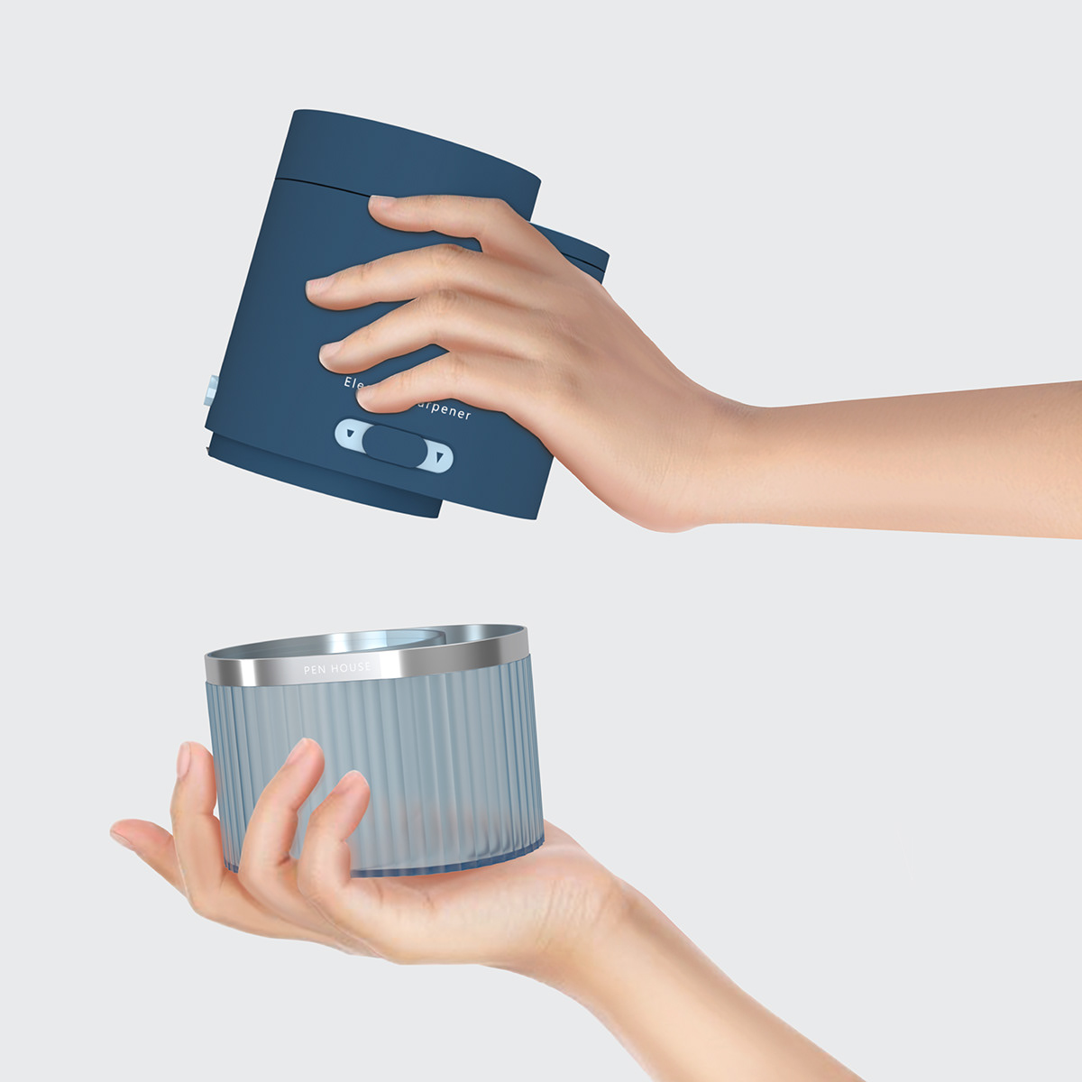 conceptual design，product design，Electric sharpener，Stationery，