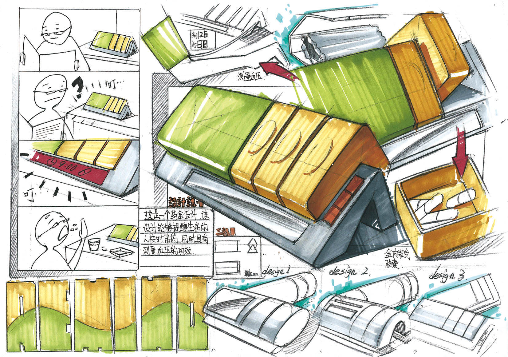 Hand drawn industrial design，Hand drawn product design，Hand drawn for postgraduate entrance examination of industrial design，Hand drawn for postgraduate entrance examination of product design，Hand drawn quick question design，Quick question hand drawing，