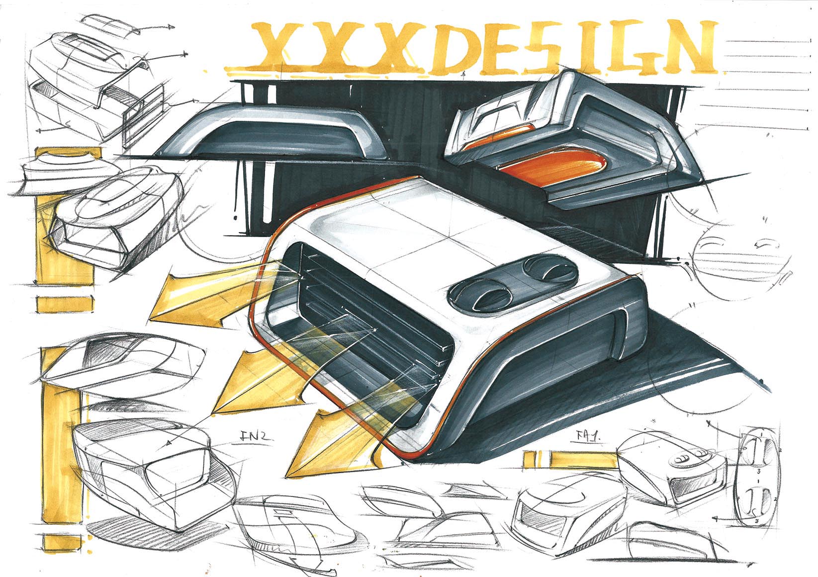 Hand drawn industrial design，Hand drawn product design，Hand drawn for postgraduate entrance examination of industrial design，Hand drawn for postgraduate entrance examination of product design，Hand drawn quick question design，Quick question hand drawing，