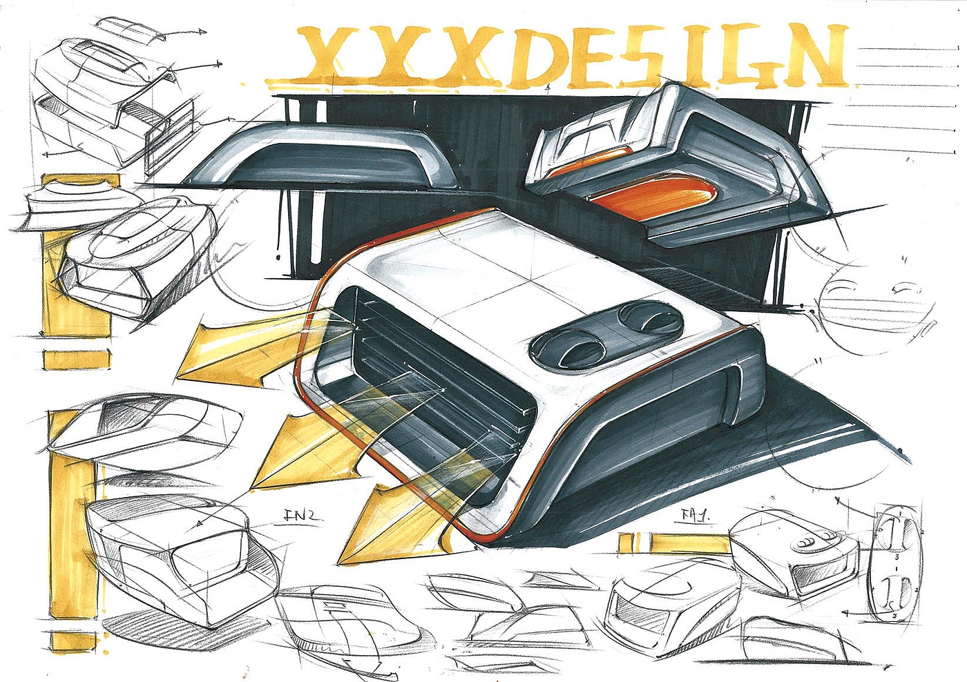 Hand drawn industrial design，Hand drawn product design，Hand drawn for postgraduate entrance examination of industrial design，Hand drawn for postgraduate entrance examination of product design，Hand drawn quick question design，Quick question hand drawing，