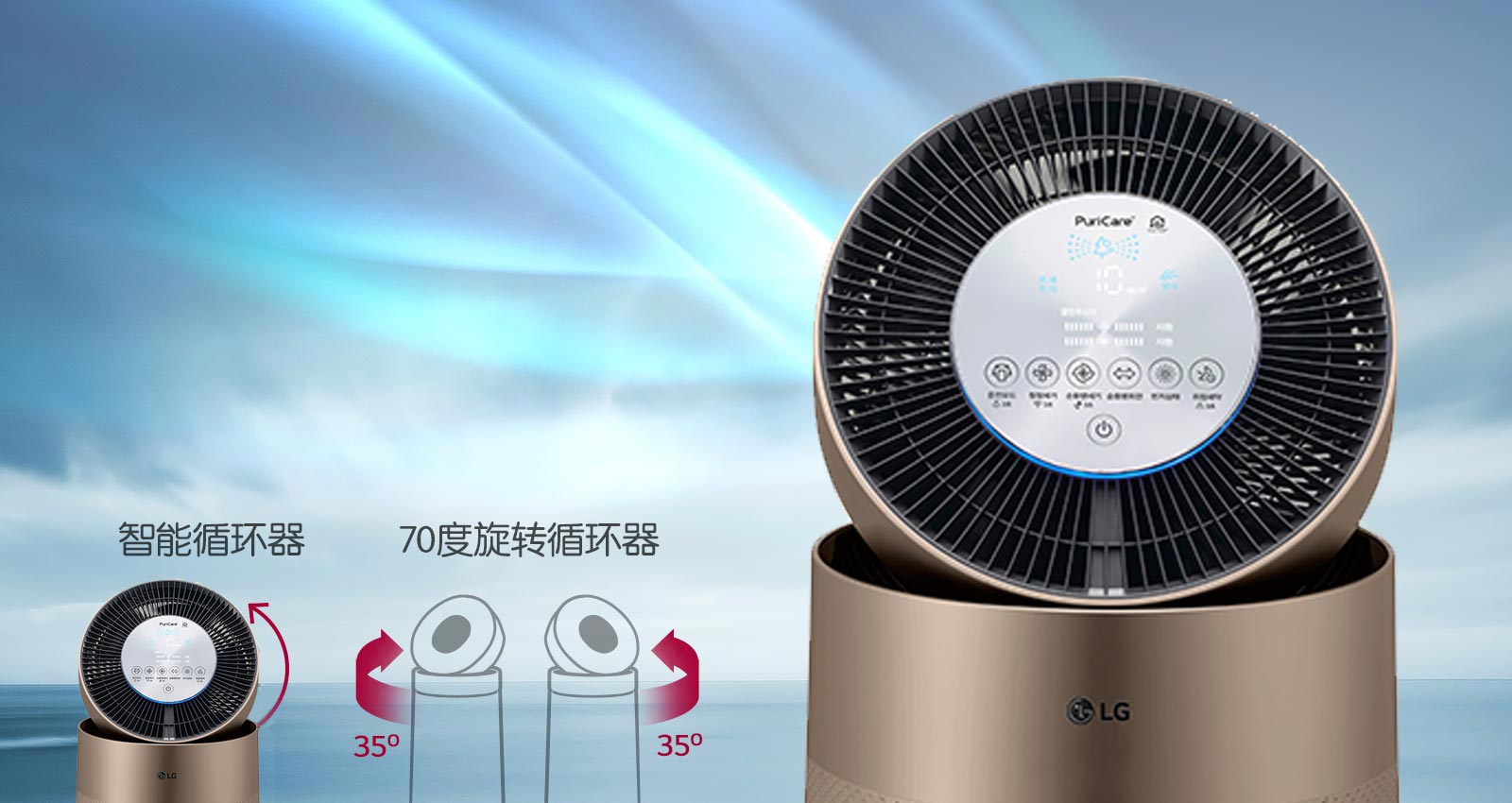 lg，air cleaner，AS60GDGP2，360 degree purification，