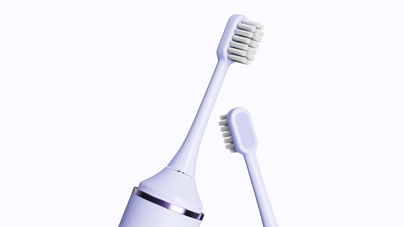 电动牙刷，便携式，紫外线消毒，防尘，