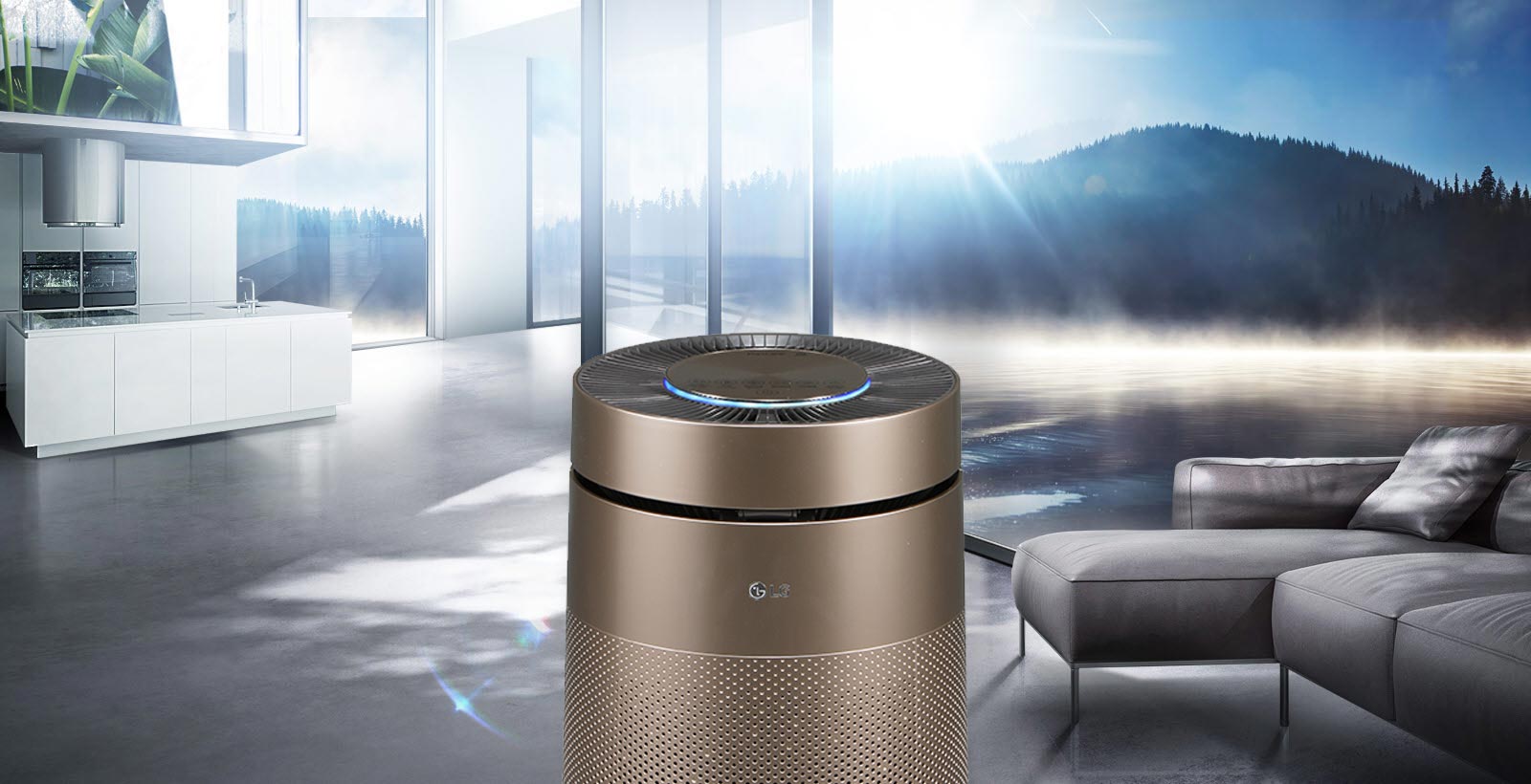 lg，air cleaner，AS60GDGP2，360 degree purification，