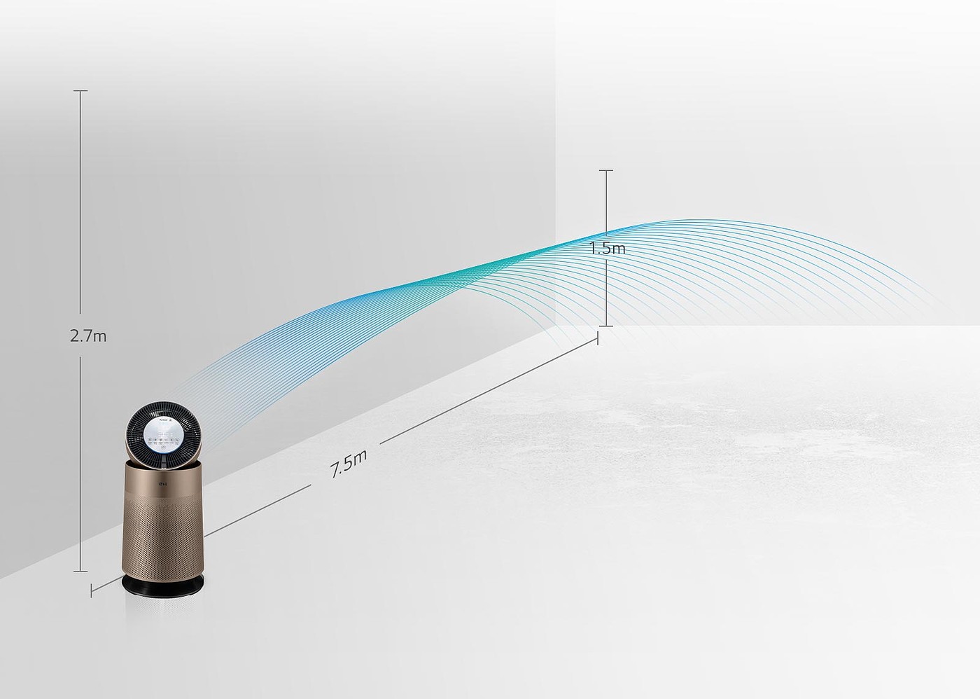 lg，air cleaner，AS60GDGP2，360 degree purification，