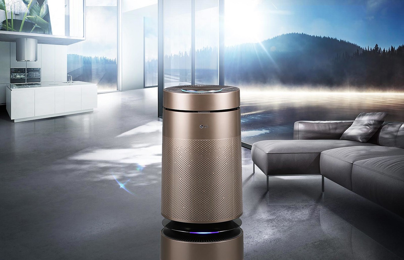 lg，air cleaner，AS95GDGP2，360 degree purification，