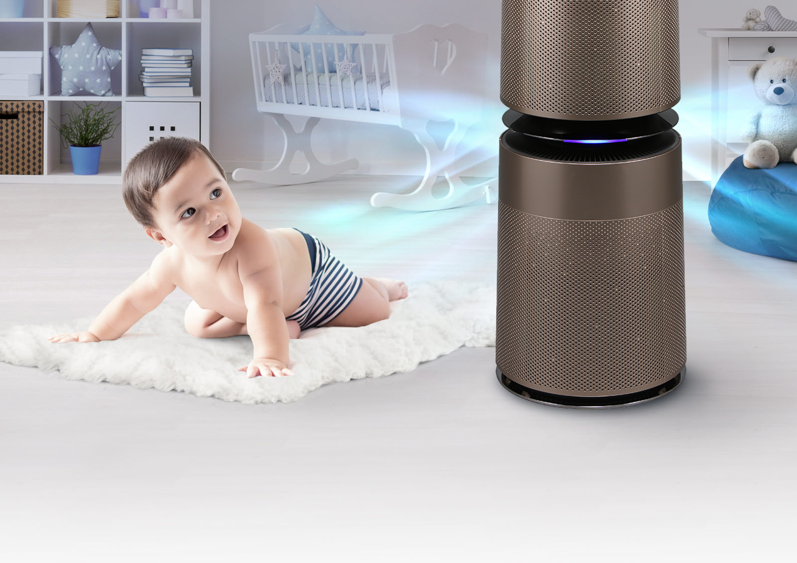 lg，air cleaner，AS95GDGP2，360 degree purification，