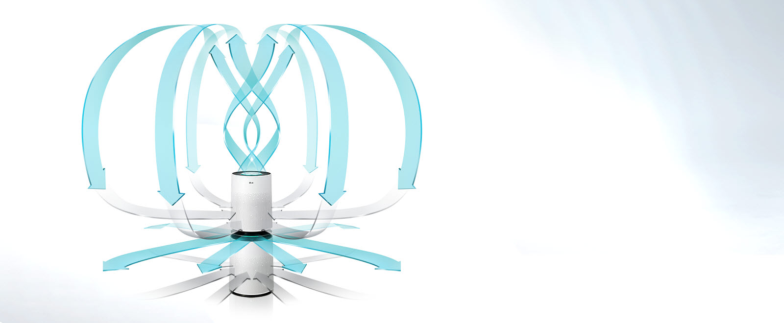 lg，air cleaner，AS85GDWL，360 degree purification，
