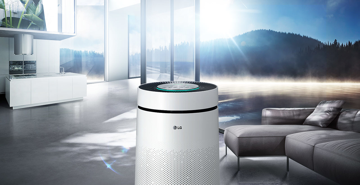 lg，air cleaner，AS60GDWP，360 degree purification，