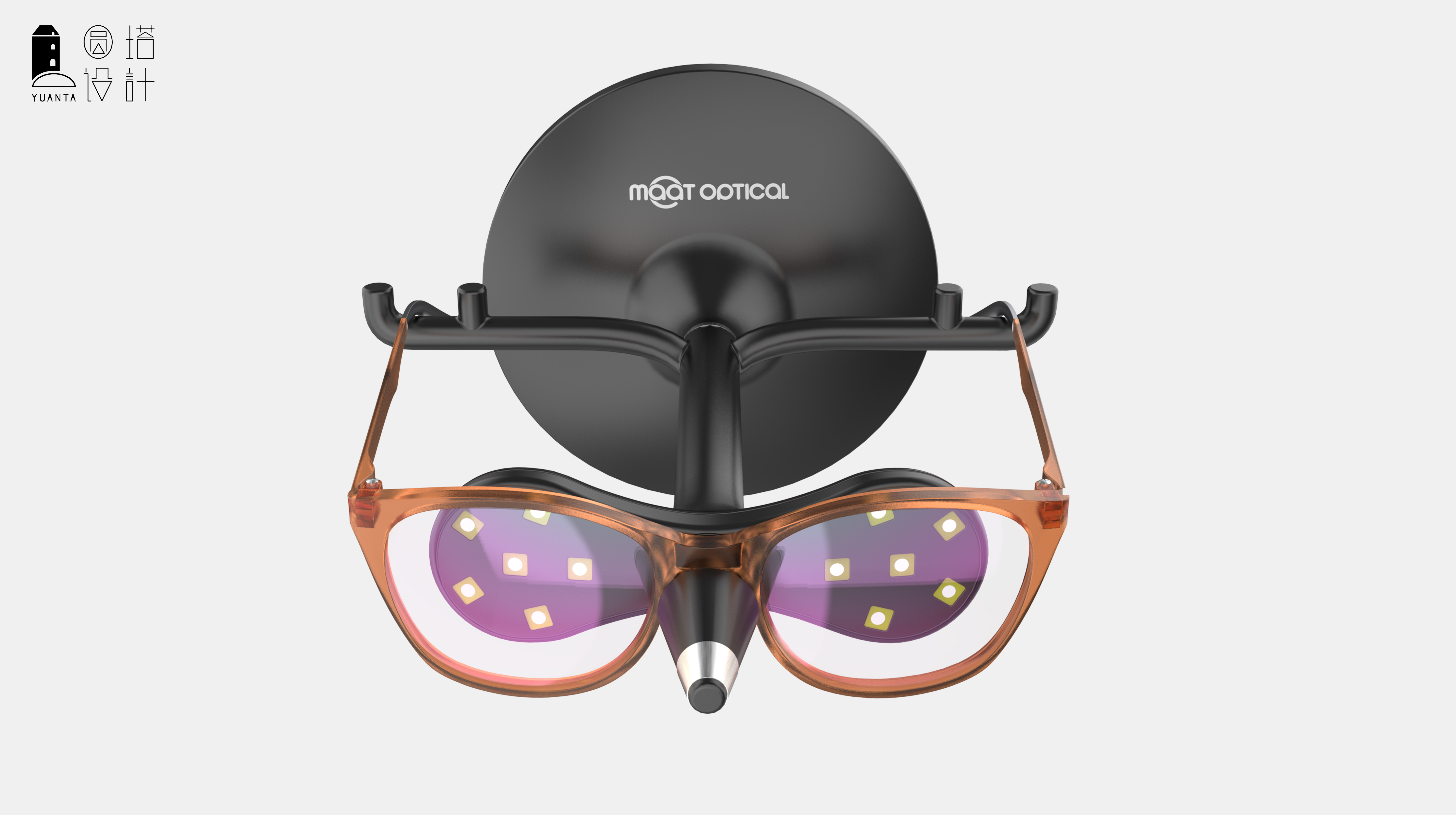 prop，Color changing lens，glasses，Design，Round tower，fashion，Light luxury，