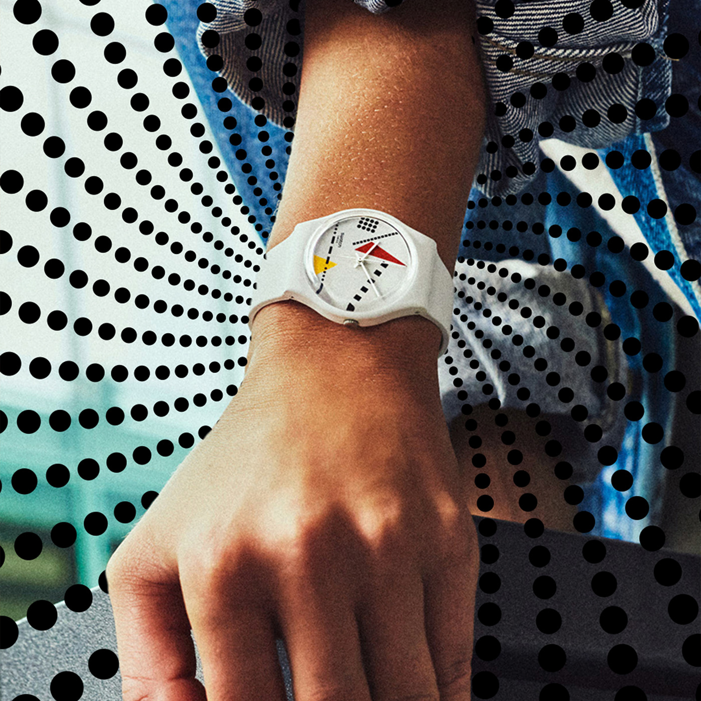 Wrist watch，ceramics，Switzerland，white，