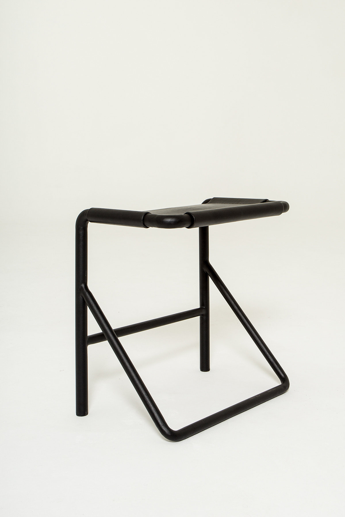 stool，Leatherwear，Metal，black，