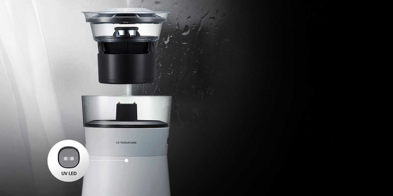 lg，Signature seal，air cleaner，AM50GYWN1，